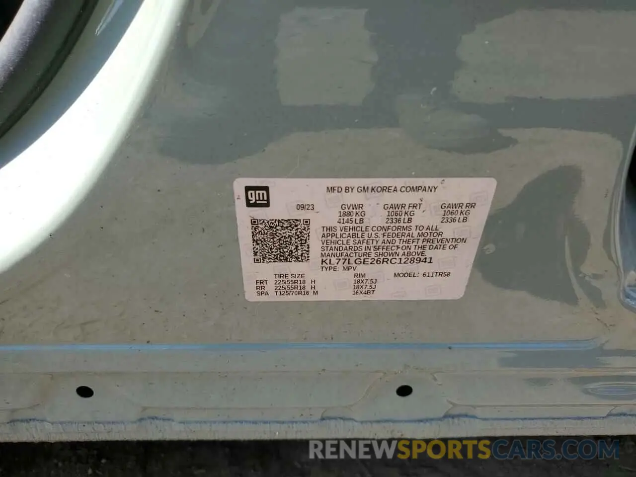 13 Фотография поврежденного автомобиля KL77LGE26RC128941 CHEVROLET TRAX 1RS 2024
