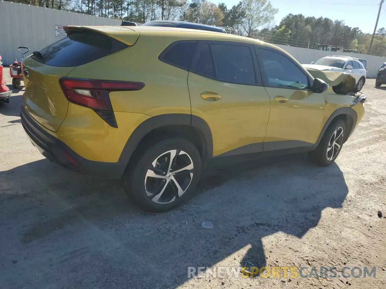 3 Фотография поврежденного автомобиля KL77LGE29RC043169 CHEVROLET TRAX 1RS 2024