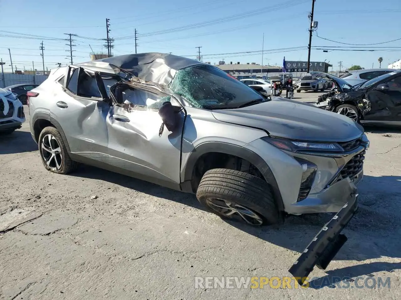 4 Фотография поврежденного автомобиля KL77LGE2XRC229819 CHEVROLET TRAX 1RS 2024