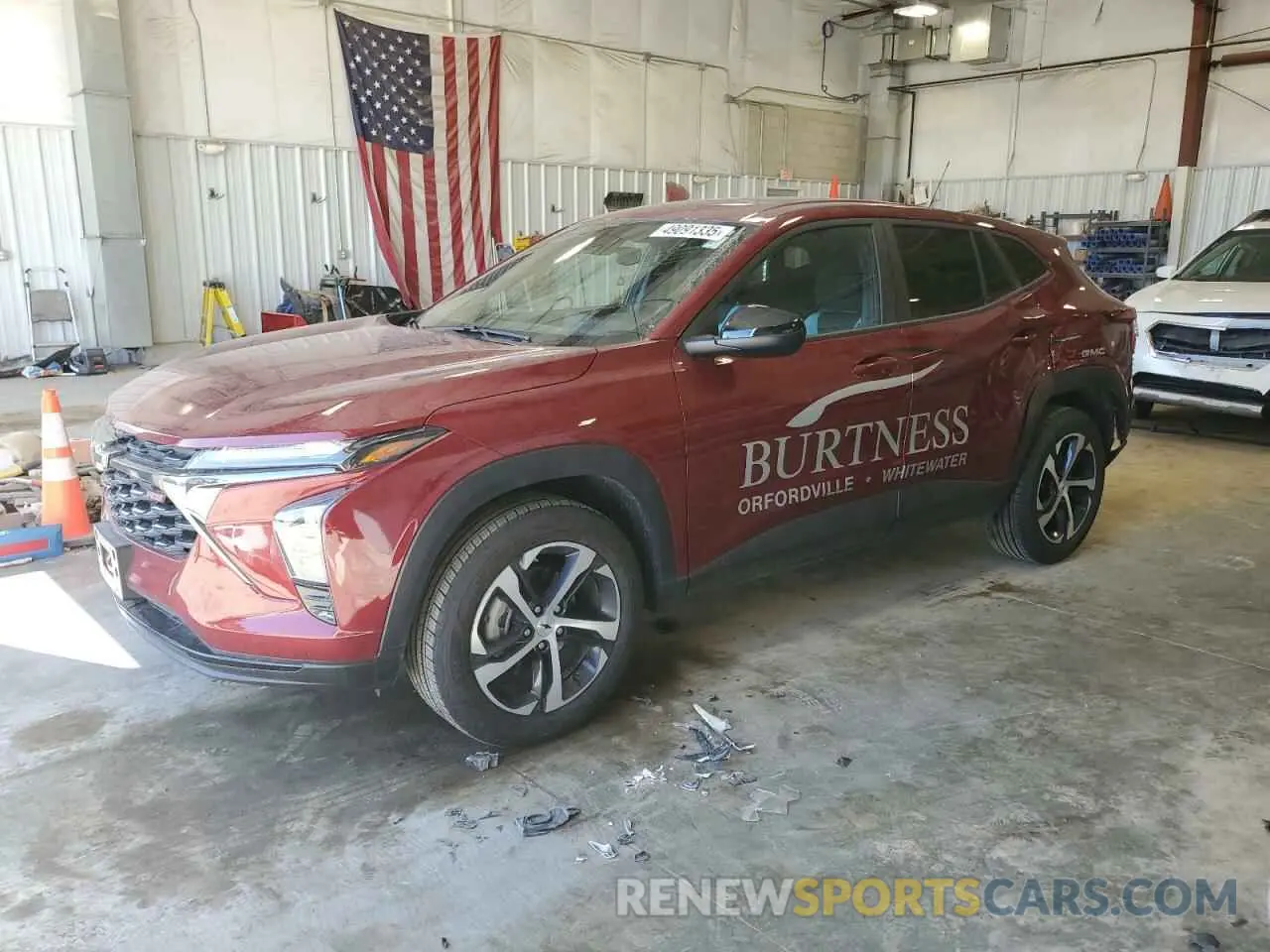 1 Photograph of a damaged car KL77LGEP9SC014241 CHEVROLET TRAX 1RS 2025