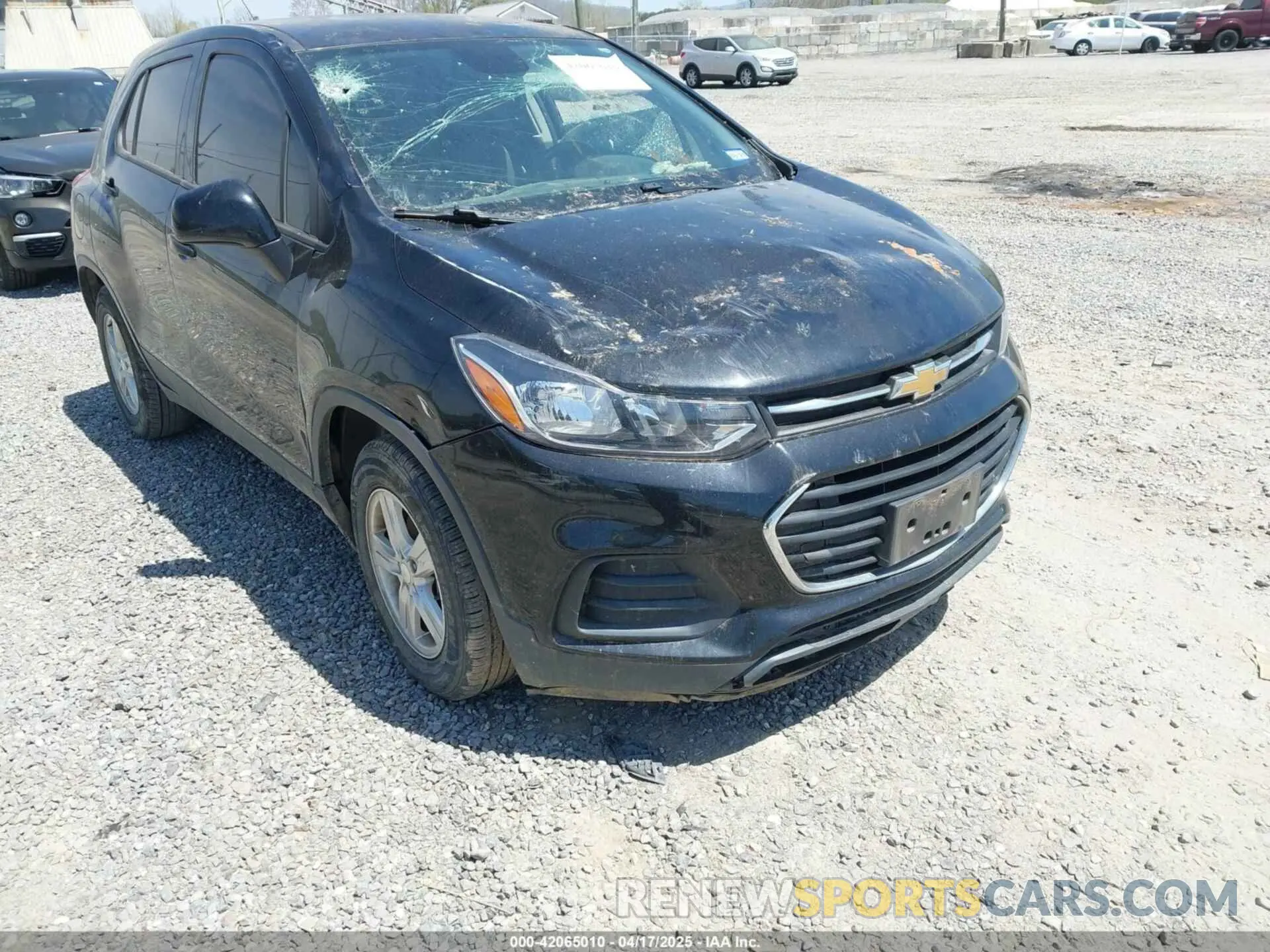 1 Фотография поврежденного автомобиля 3GNCJKSB0KL371838 CHEVROLET TRAX 2019