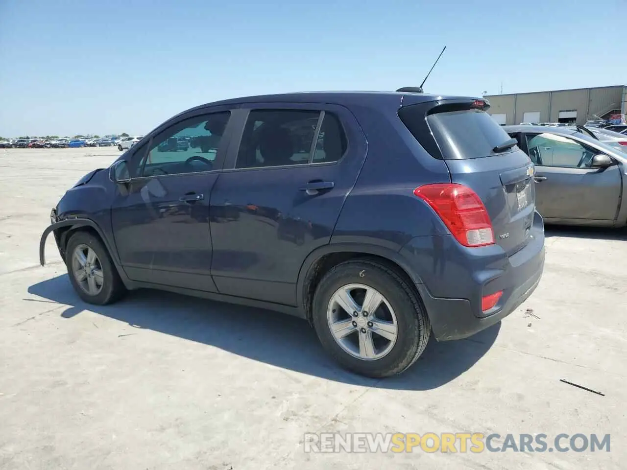 2 Photograph of a damaged car 3GNCJKSB1KL203724 CHEVROLET TRAX 2019