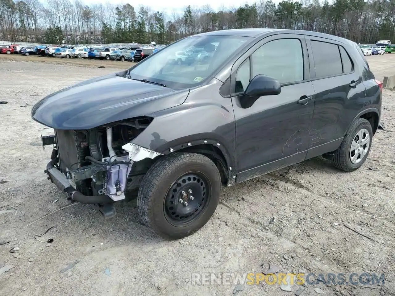 1 Photograph of a damaged car 3GNCJKSB3KL178549 CHEVROLET TRAX 2019