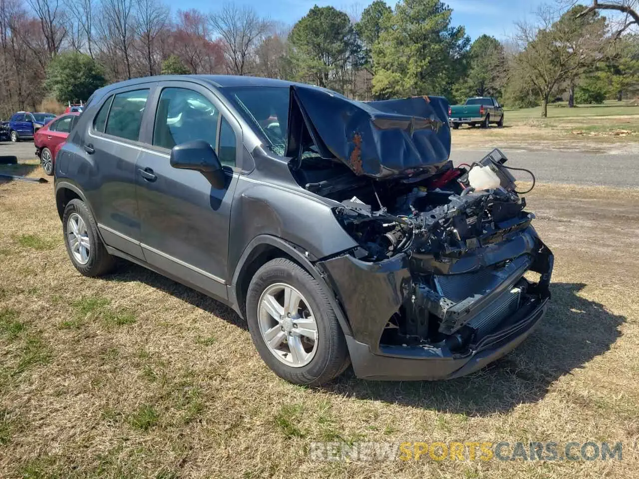 1 Photograph of a damaged car 3GNCJKSB7KL316836 CHEVROLET TRAX 2019