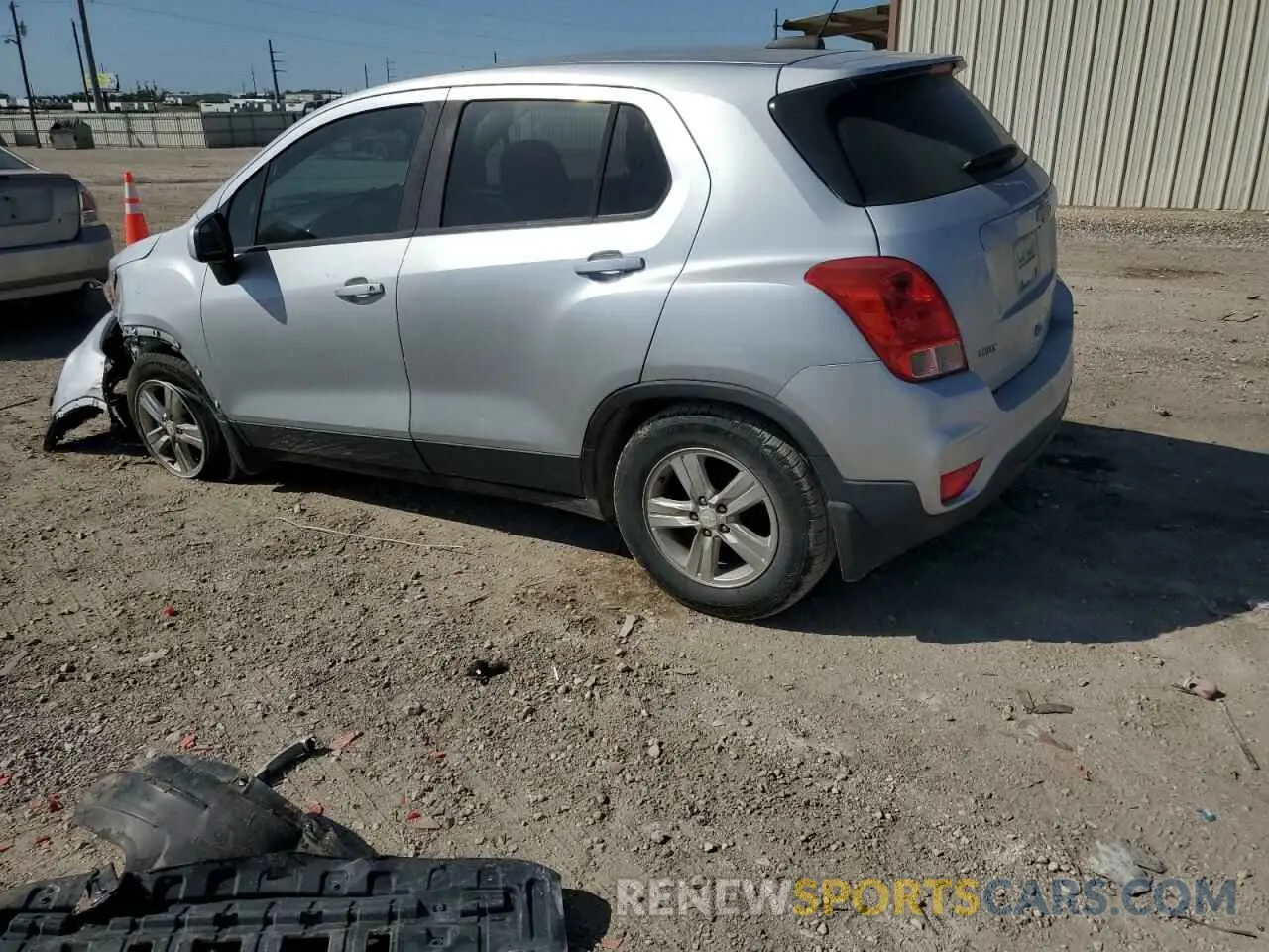 2 Фотография поврежденного автомобиля 3GNCJKSBXKL217752 CHEVROLET TRAX 2019