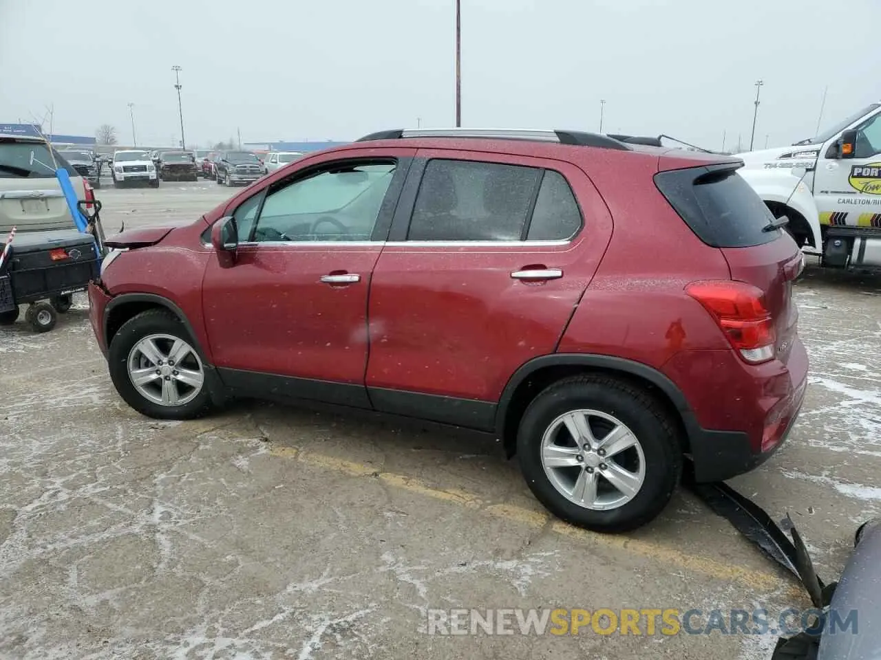 2 Фотография поврежденного автомобиля 3GNCJLSB0KL117665 CHEVROLET TRAX 2019