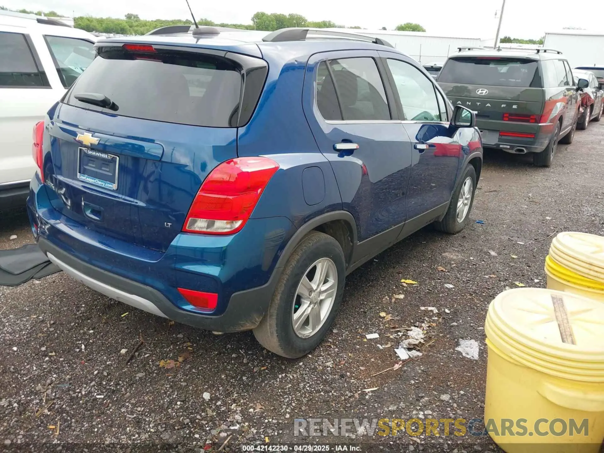 4 Фотография поврежденного автомобиля 3GNCJLSB0KL231830 CHEVROLET TRAX 2019
