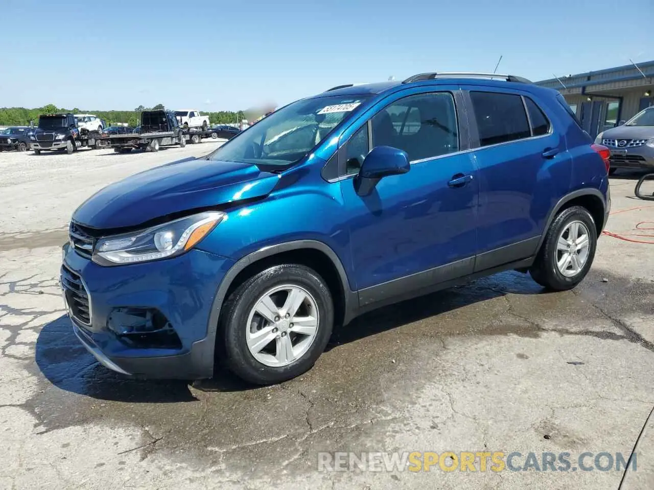 1 Photograph of a damaged car 3GNCJLSB0KL326338 CHEVROLET TRAX 2019