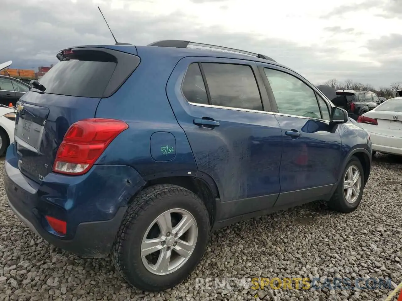 3 Фотография поврежденного автомобиля 3GNCJLSB1KL295987 CHEVROLET TRAX 2019