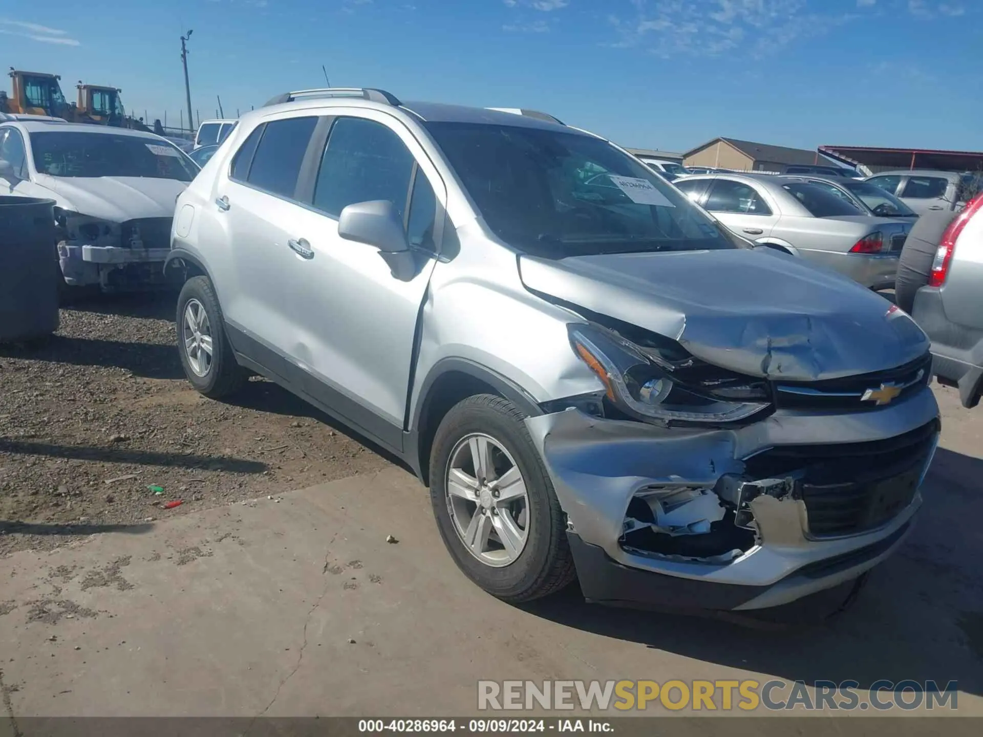 1 Фотография поврежденного автомобиля 3GNCJLSB1KL403766 CHEVROLET TRAX 2019