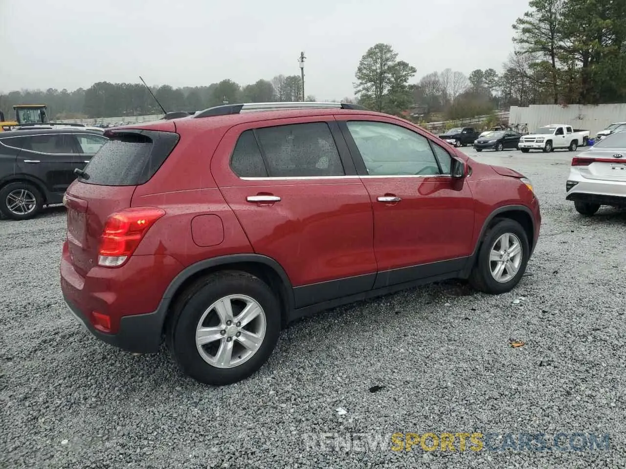 3 Photograph of a damaged car 3GNCJLSB2KL196482 CHEVROLET TRAX 2019