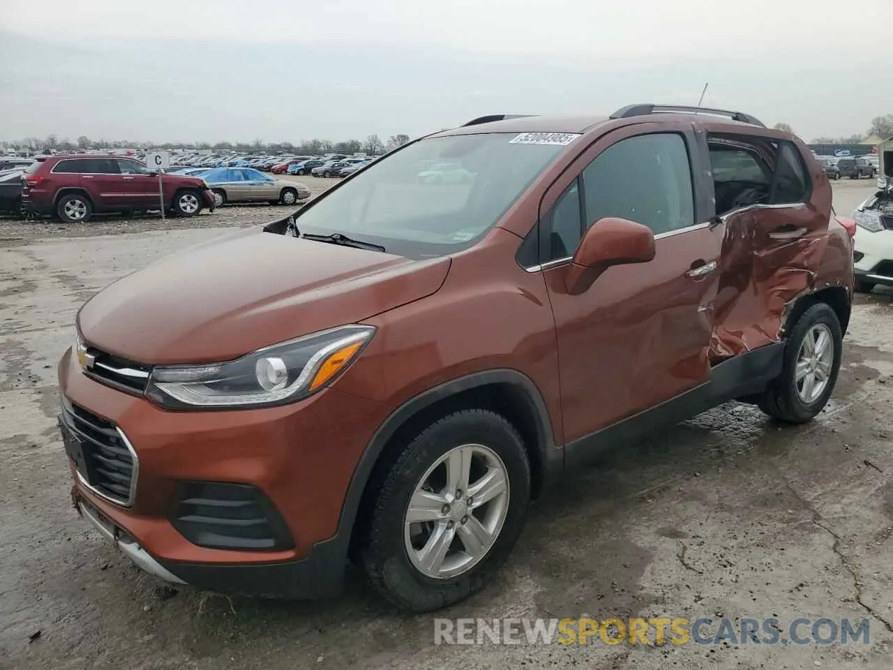 1 Photograph of a damaged car 3GNCJLSB4KL323586 CHEVROLET TRAX 2019