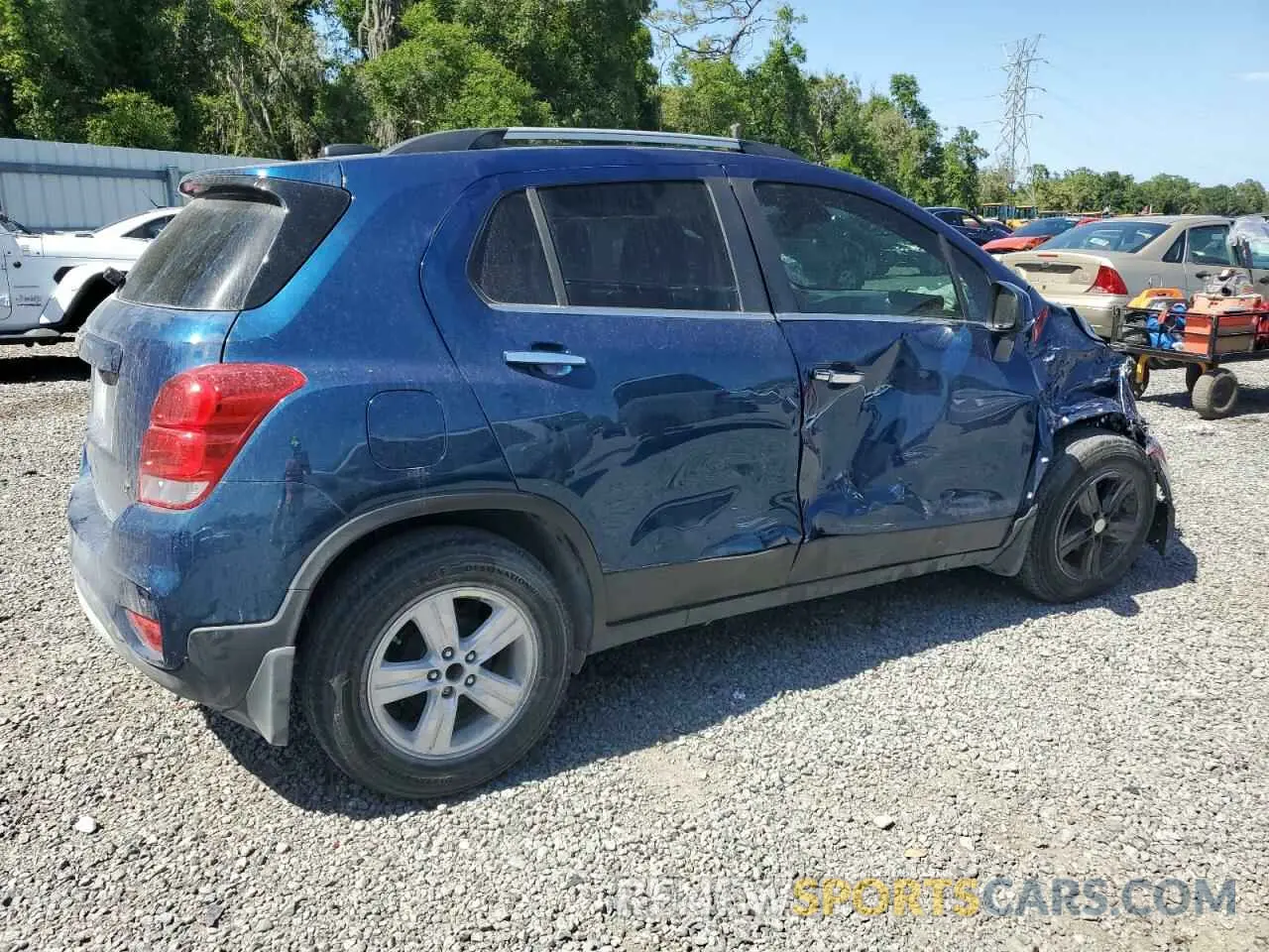 3 Фотография поврежденного автомобиля 3GNCJLSB4KL346169 CHEVROLET TRAX 2019