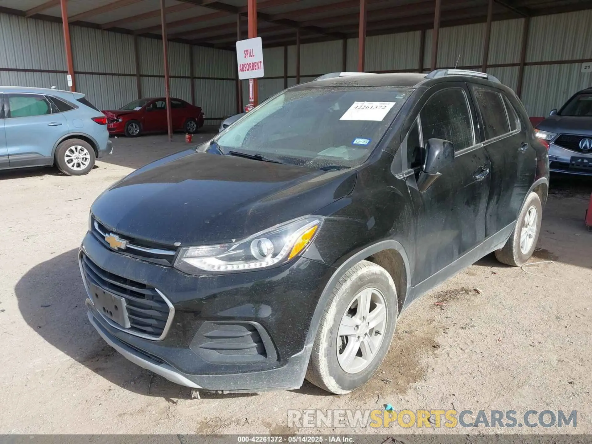 2 Фотография поврежденного автомобиля 3GNCJLSB5KL392562 CHEVROLET TRAX 2019