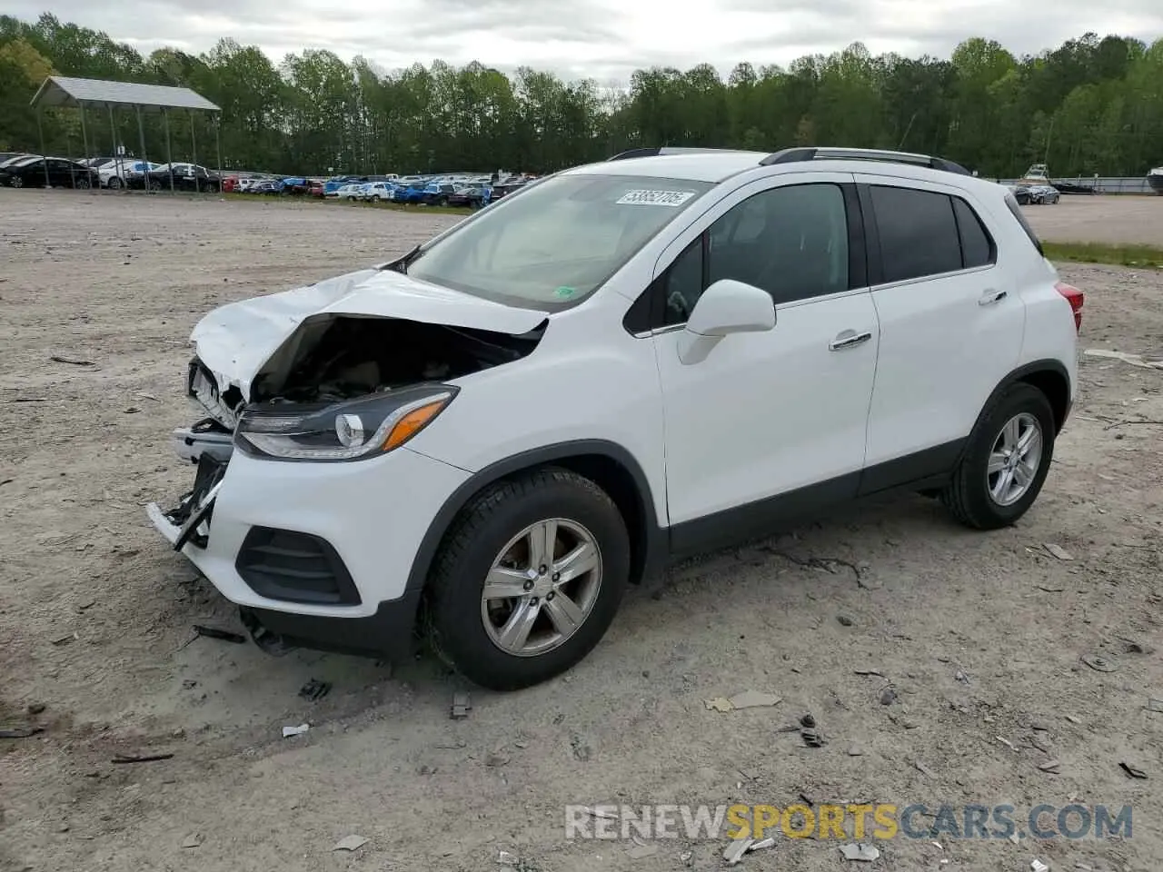 1 Photograph of a damaged car 3GNCJLSB6KL112504 CHEVROLET TRAX 2019