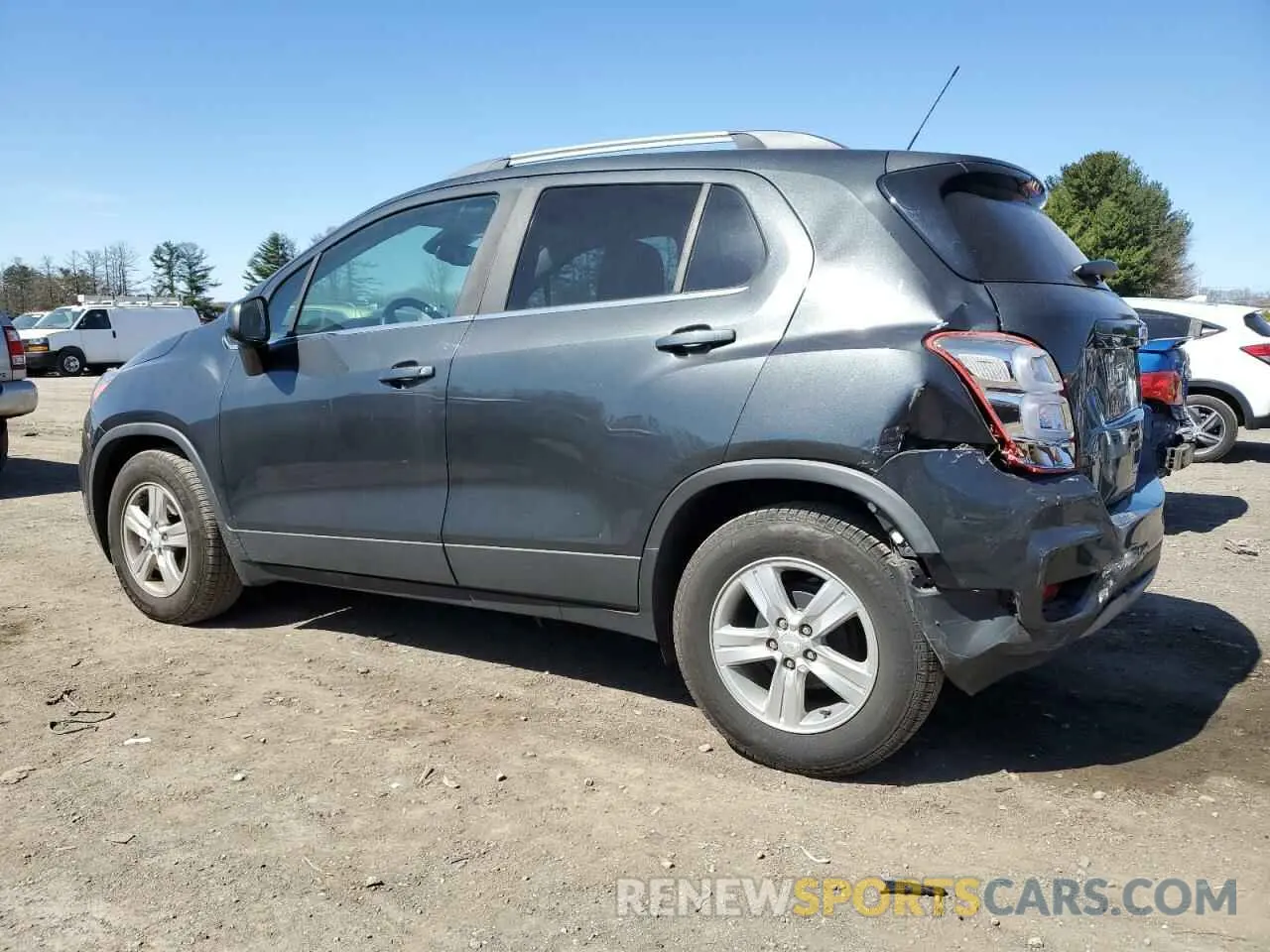 2 Photograph of a damaged car 3GNCJLSB9KL218350 CHEVROLET TRAX 2019