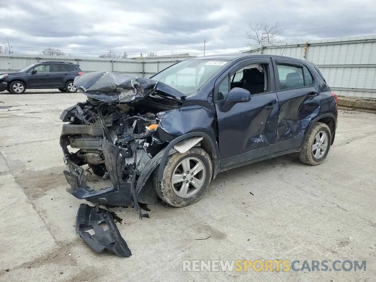 1 Фотография поврежденного автомобиля 3GNCJNSB6KL167126 CHEVROLET TRAX 2019