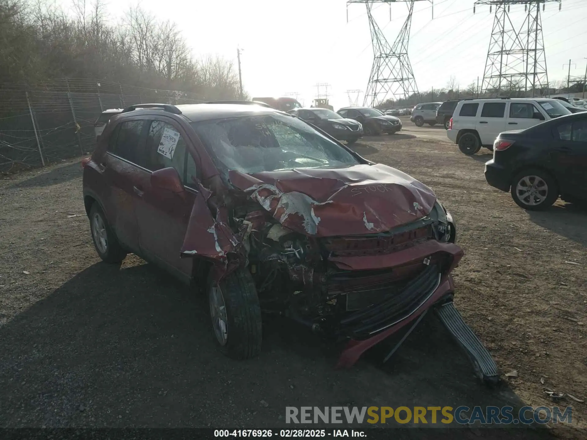 20 Фотография поврежденного автомобиля 3GNCJPSB0KL256721 CHEVROLET TRAX 2019