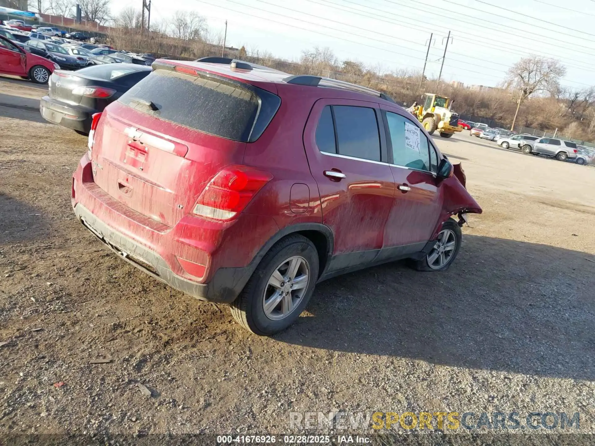 4 Фотография поврежденного автомобиля 3GNCJPSB0KL256721 CHEVROLET TRAX 2019