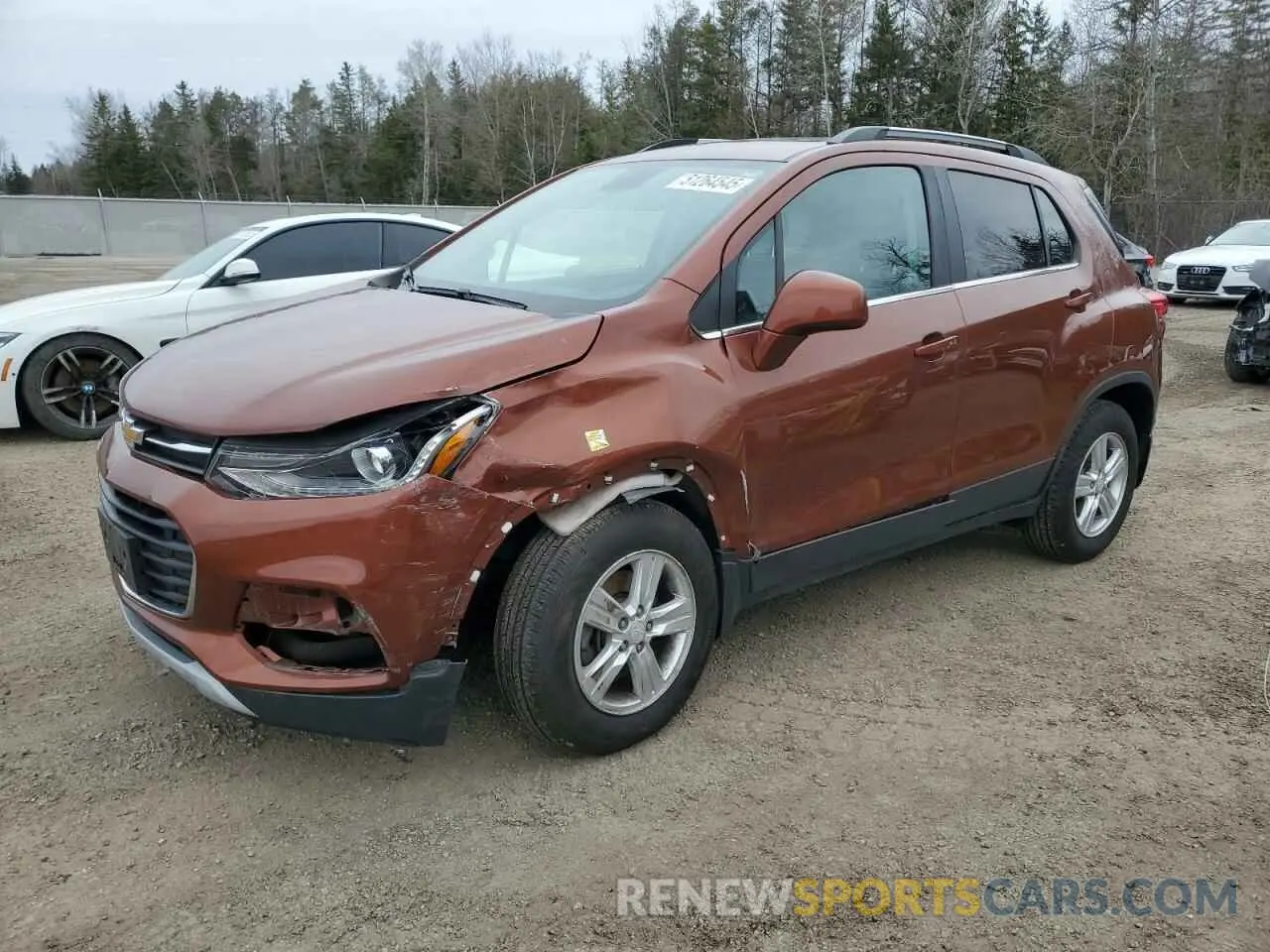 1 Photograph of a damaged car 3GNCJPSB6KL242757 CHEVROLET TRAX 2019