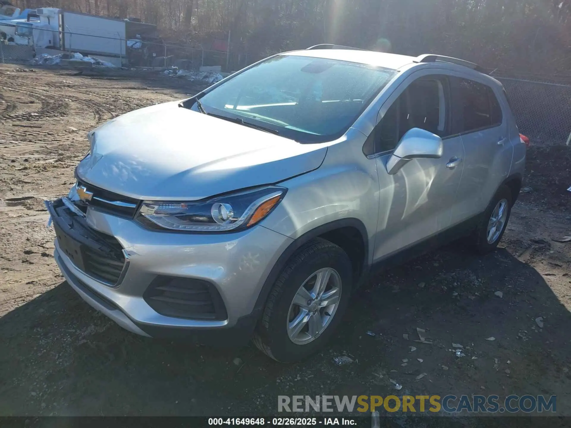 2 Photograph of a damaged car 3GNCJPSB7KL257526 CHEVROLET TRAX 2019
