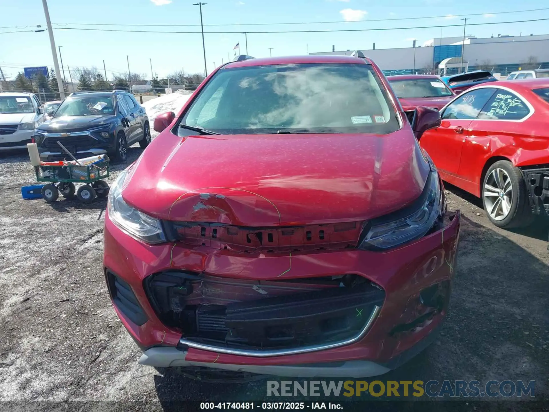 12 Photograph of a damaged car 3GNCJPSBXKL367504 CHEVROLET TRAX 2019