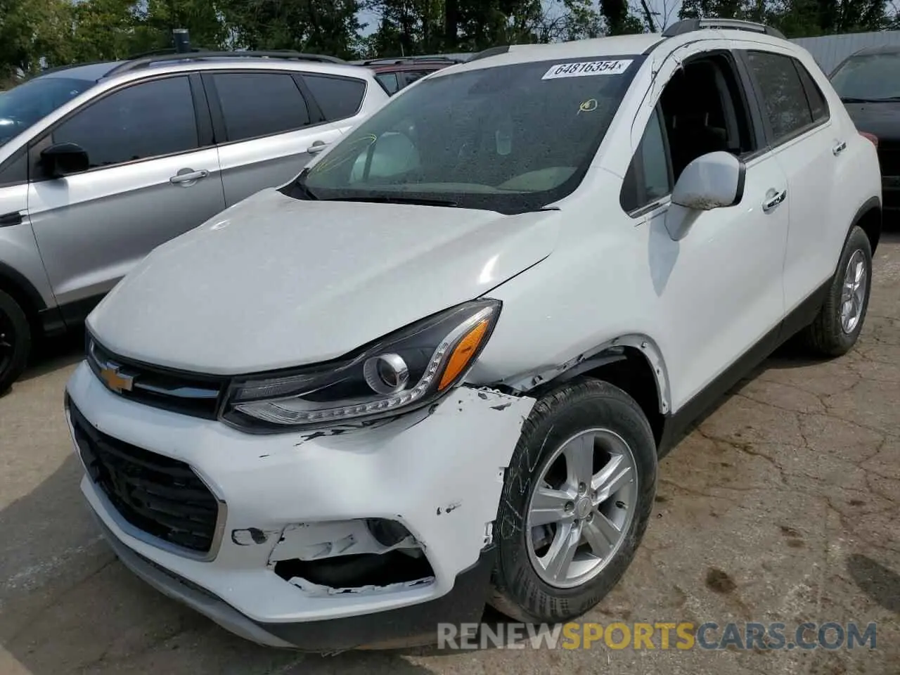 1 Фотография поврежденного автомобиля KL7CJLSB4KB759023 CHEVROLET TRAX 2019