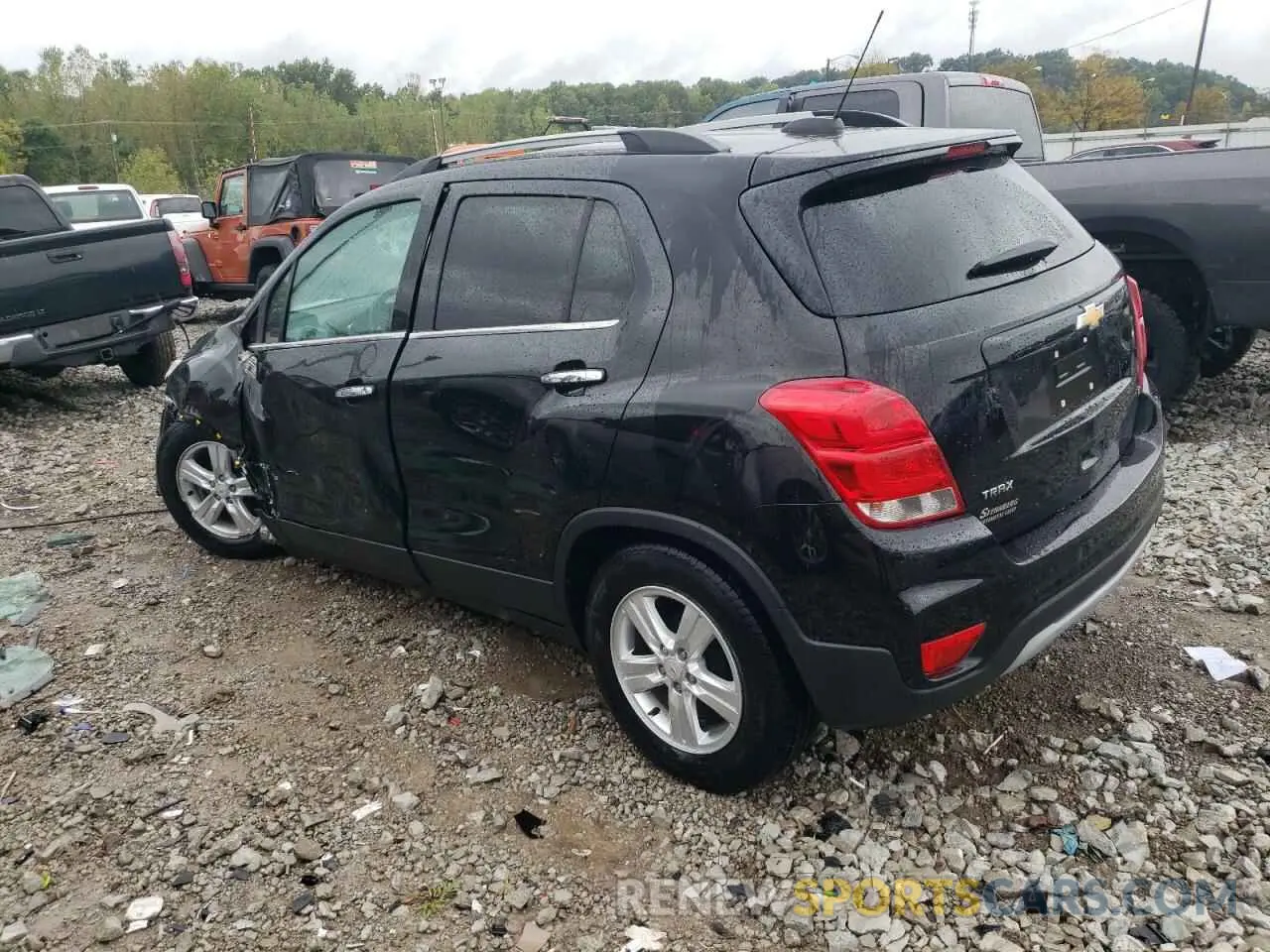 2 Photograph of a damaged car KL7CJLSB6KB747908 CHEVROLET TRAX 2019