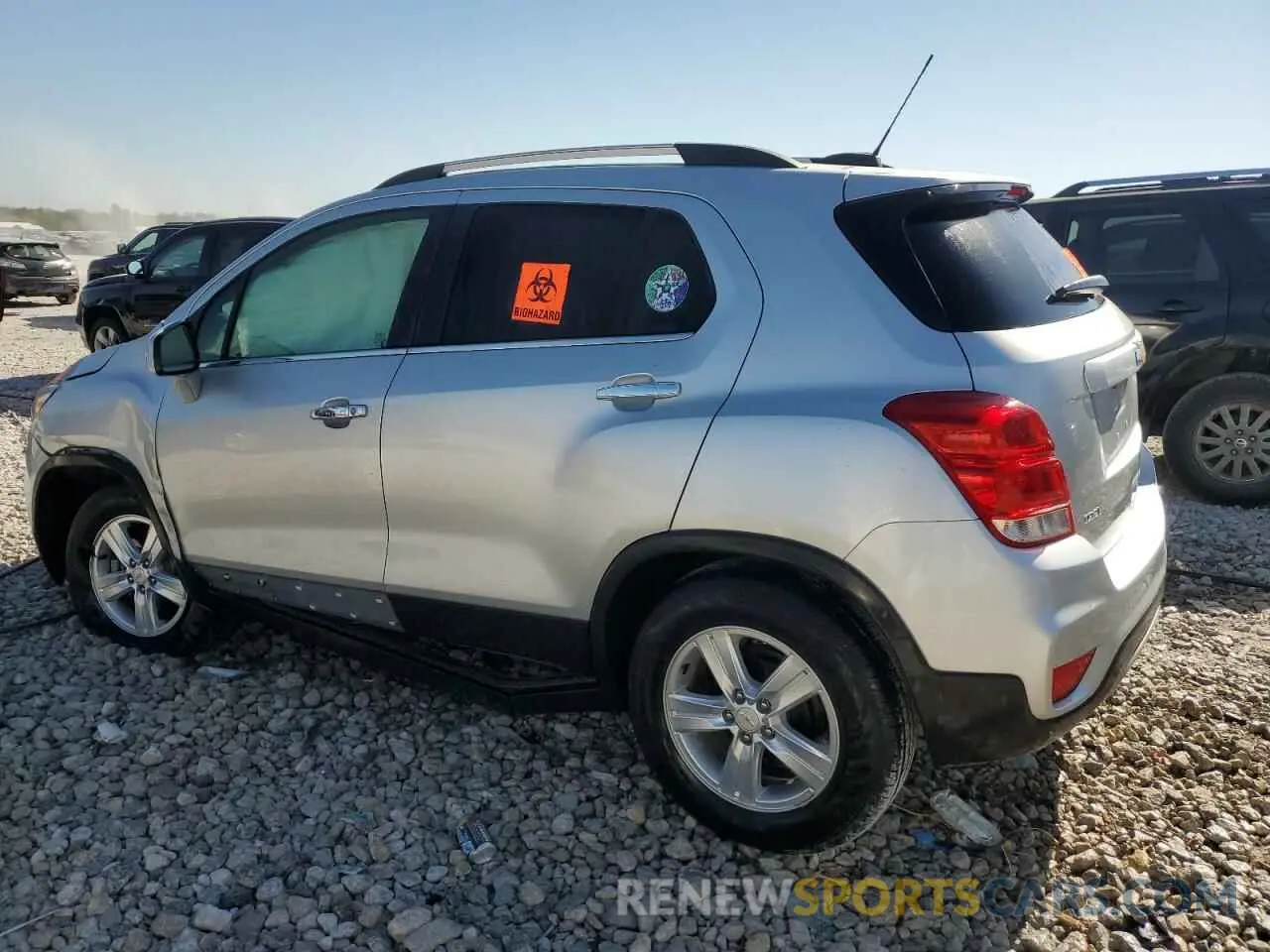 2 Photograph of a damaged car KL7CJLSB6KB780262 CHEVROLET TRAX 2019