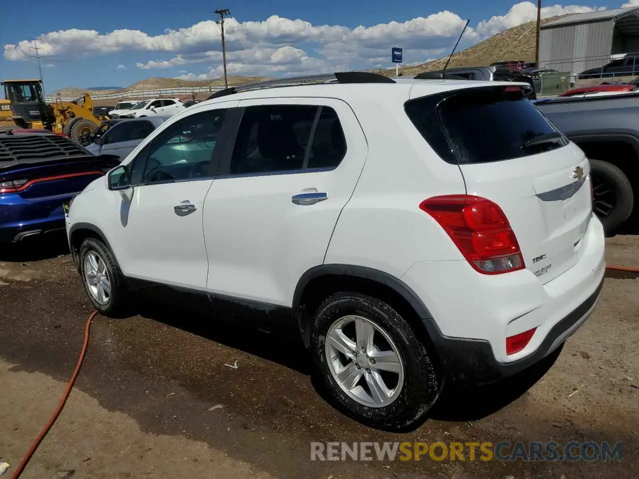 2 Photograph of a damaged car KL7CJLSBXKB821895 CHEVROLET TRAX 2019
