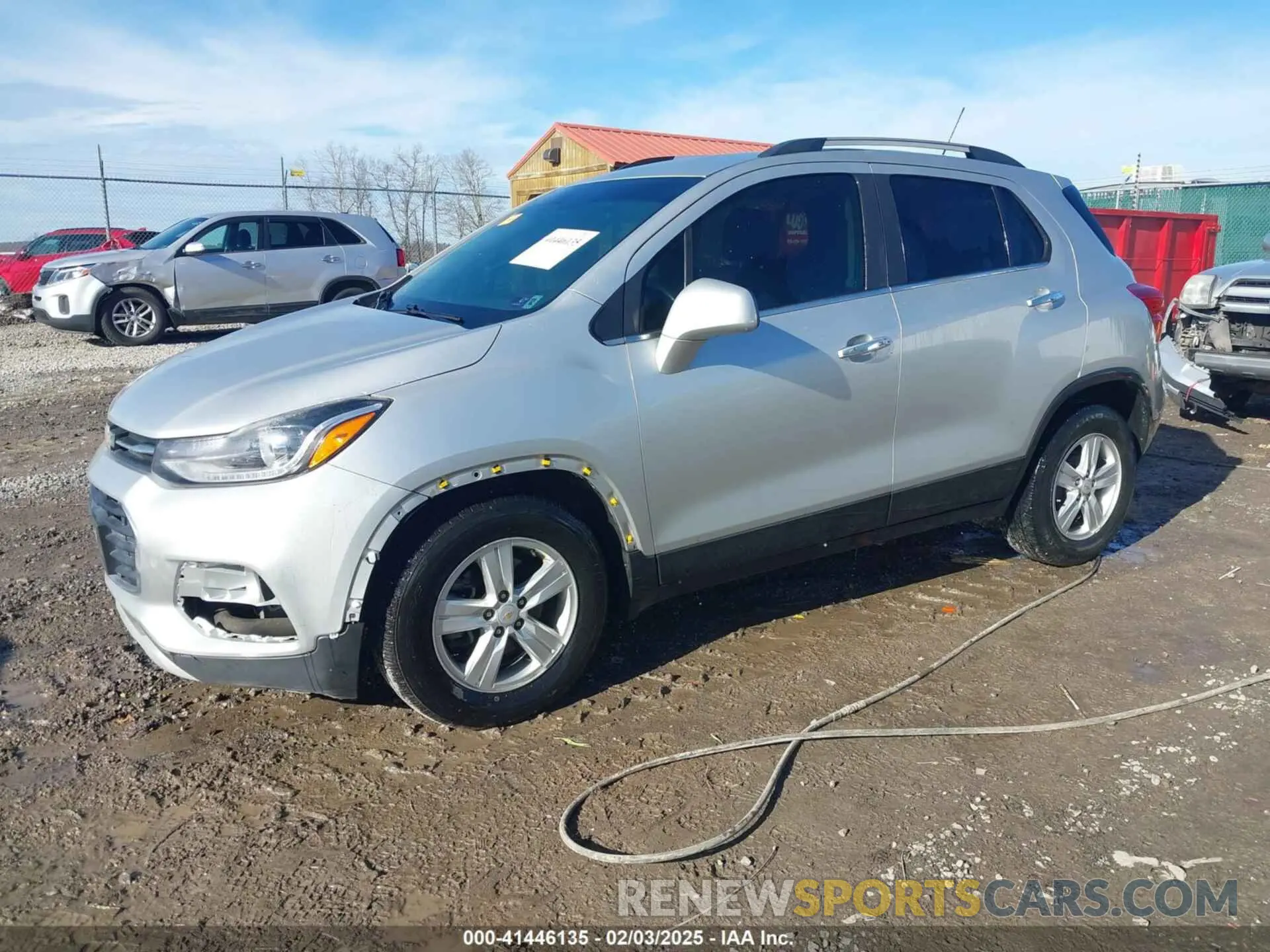 2 Photograph of a damaged car KL7CJLSBXKB962501 CHEVROLET TRAX 2019