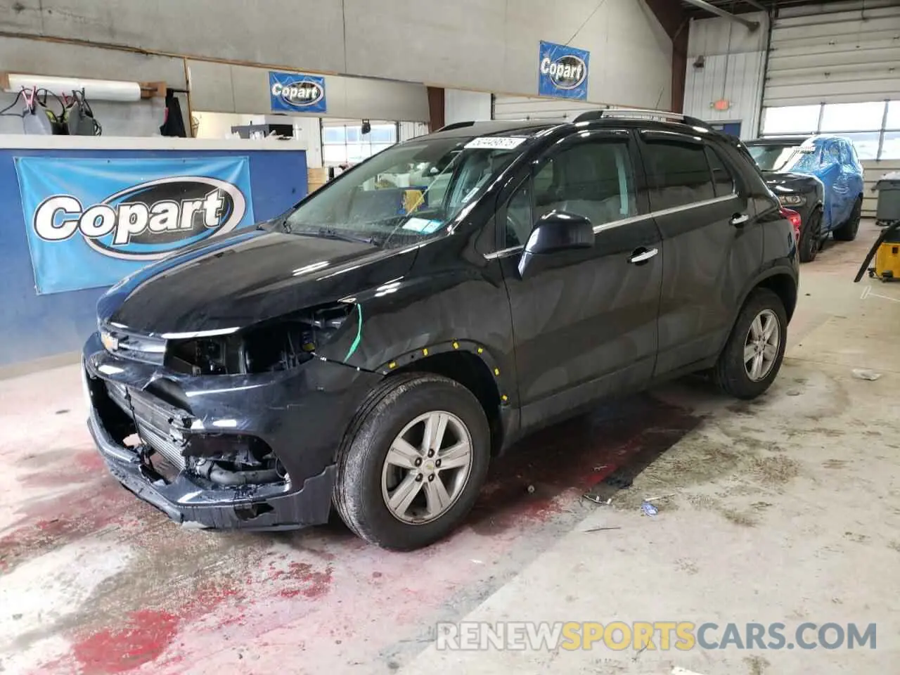 1 Photograph of a damaged car KL7CJPSB2KB791525 CHEVROLET TRAX 2019