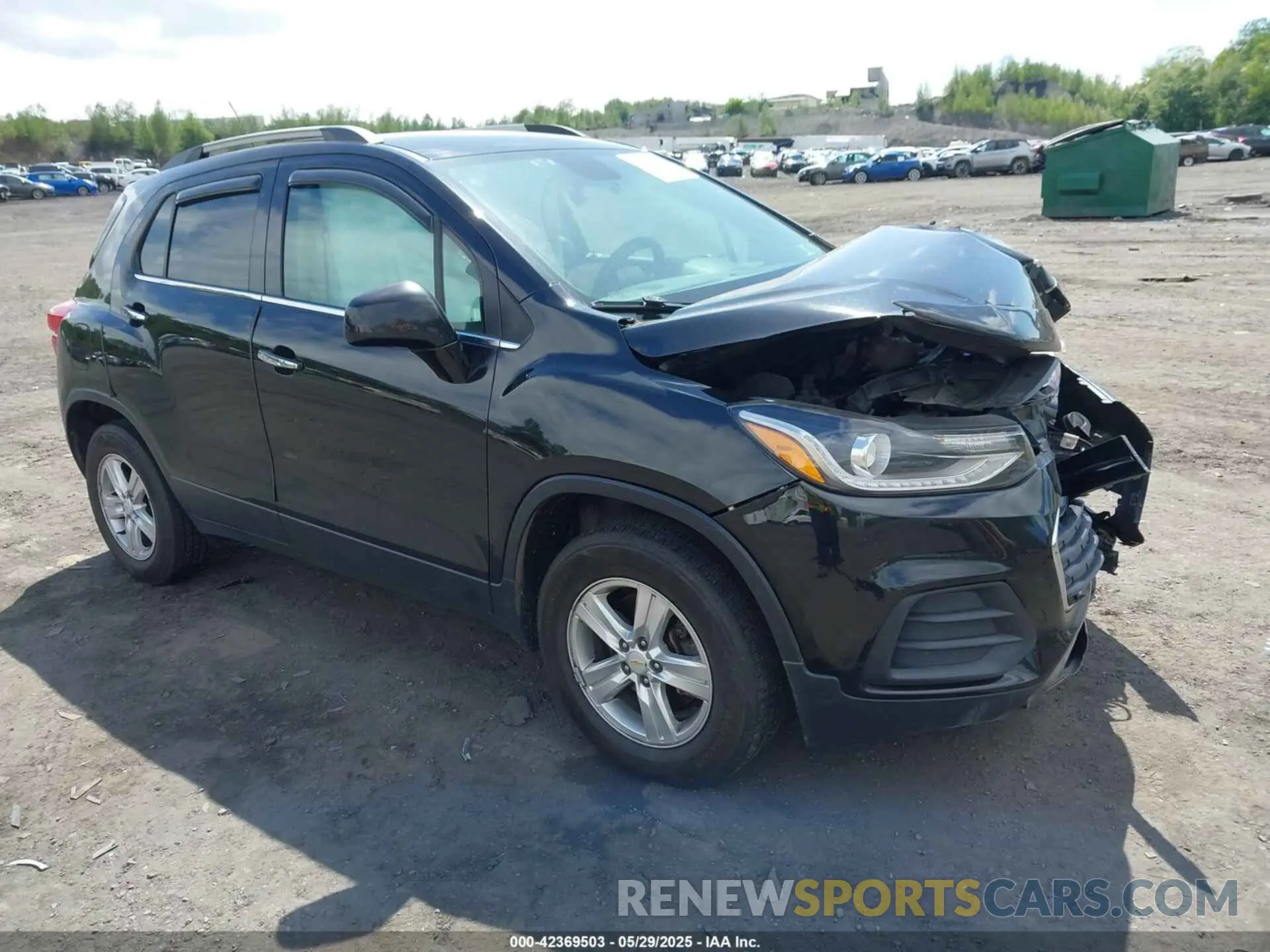 1 Photograph of a damaged car KL7CJPSB7KB732437 CHEVROLET TRAX 2019