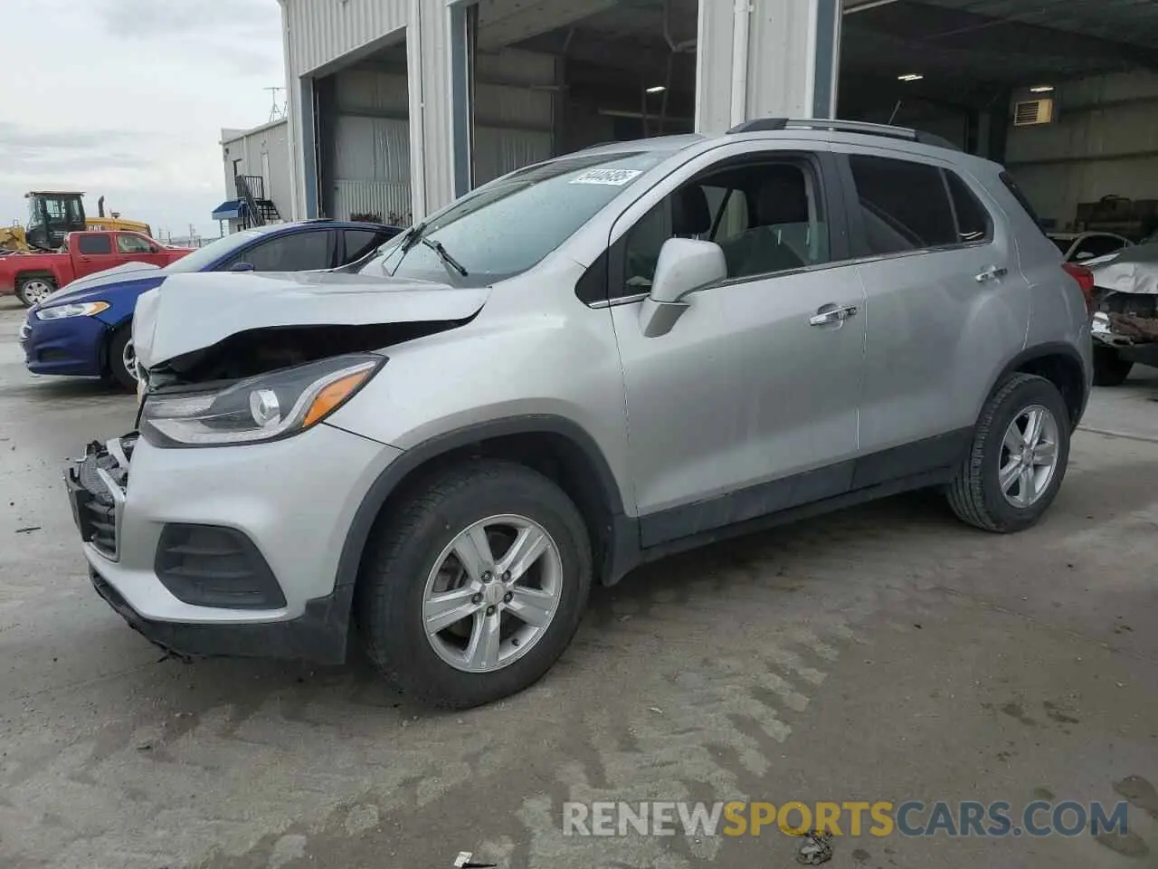 1 Photograph of a damaged car KL7CJPSB7KB866963 CHEVROLET TRAX 2019