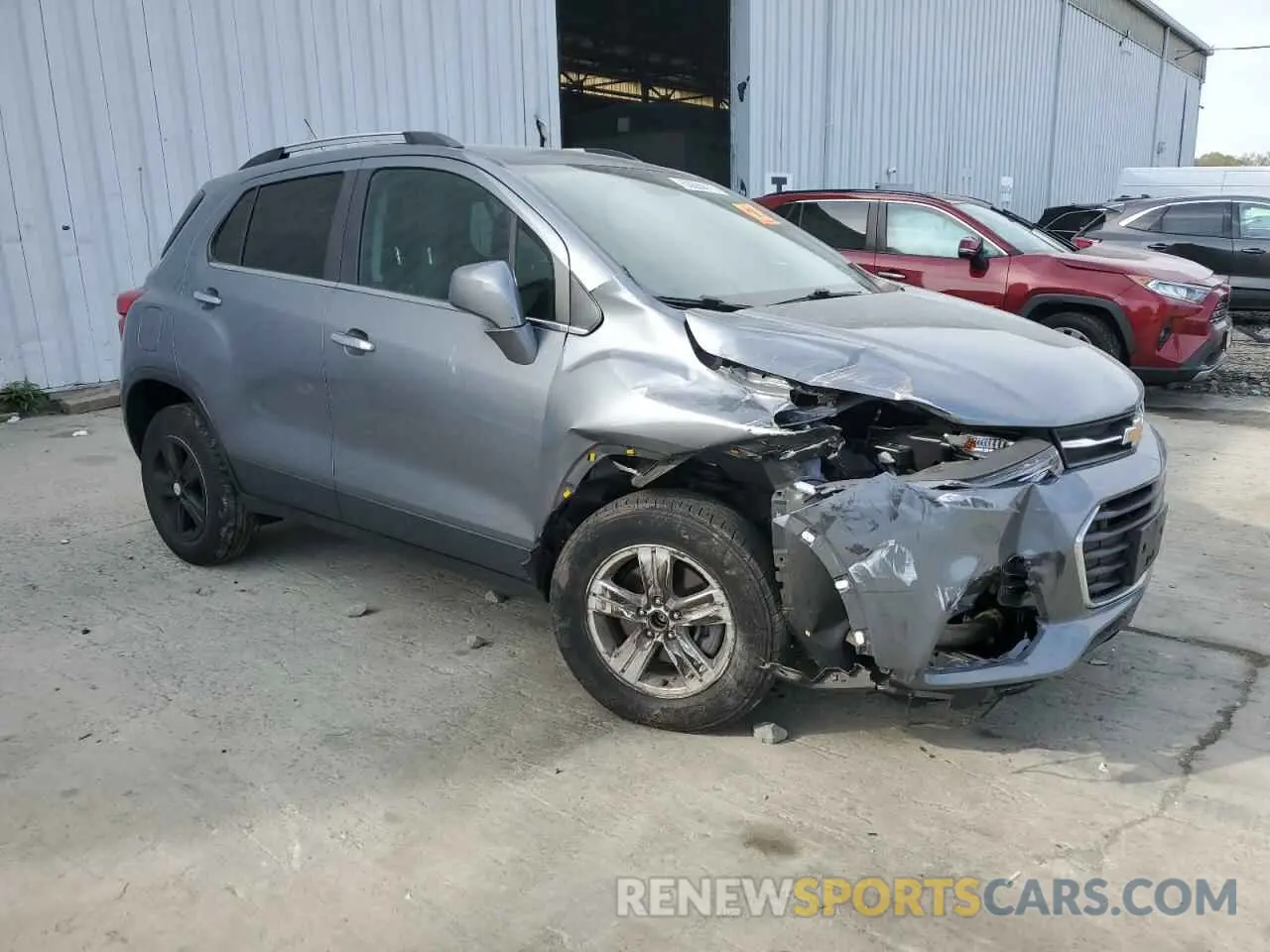 4 Фотография поврежденного автомобиля KL7CJPSB7KB880071 CHEVROLET TRAX 2019