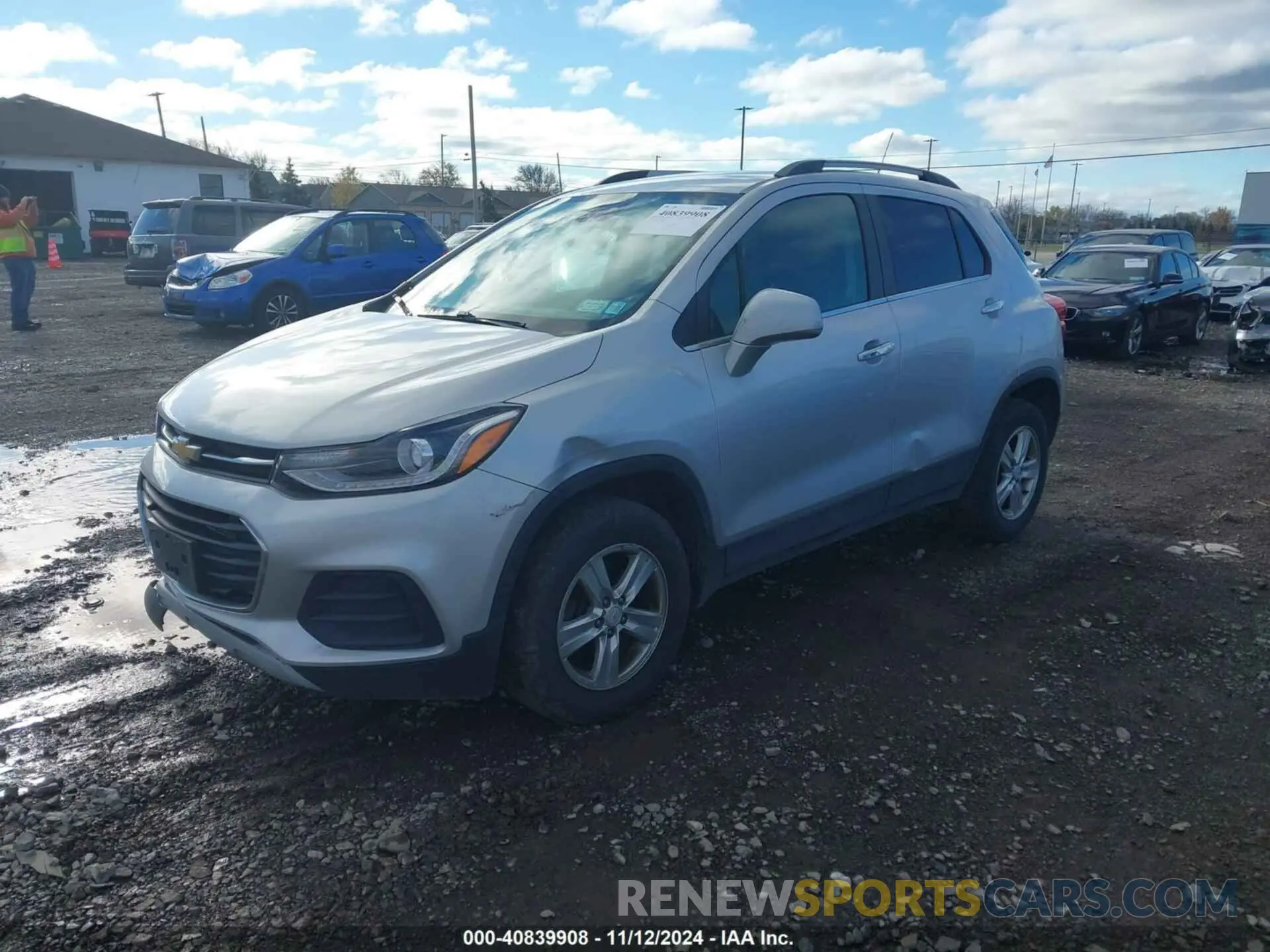 2 Photograph of a damaged car KL7CJPSB8KB830991 CHEVROLET TRAX 2019