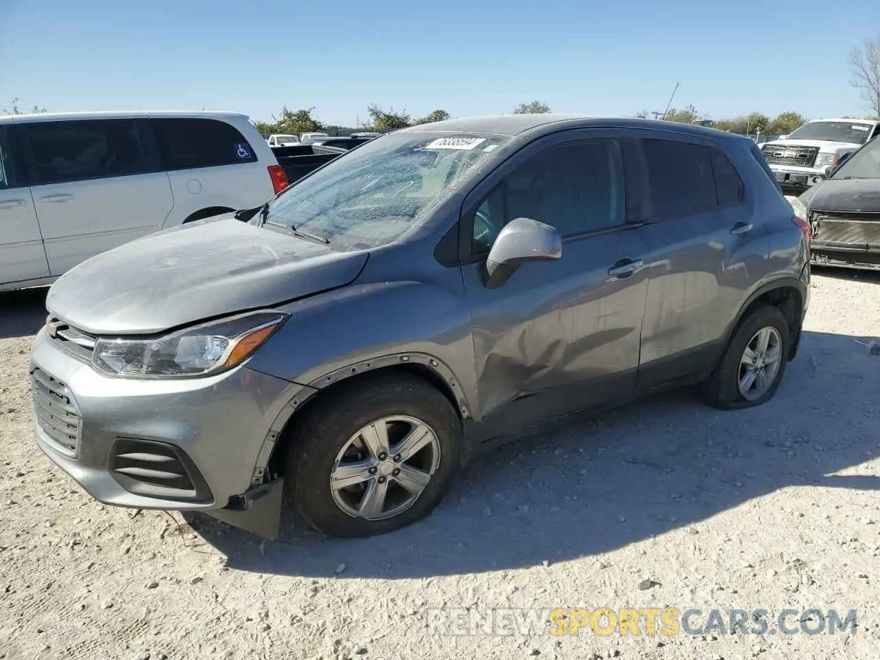 1 Photograph of a damaged car 3GNCJKSB0LL156848 CHEVROLET TRAX 2020