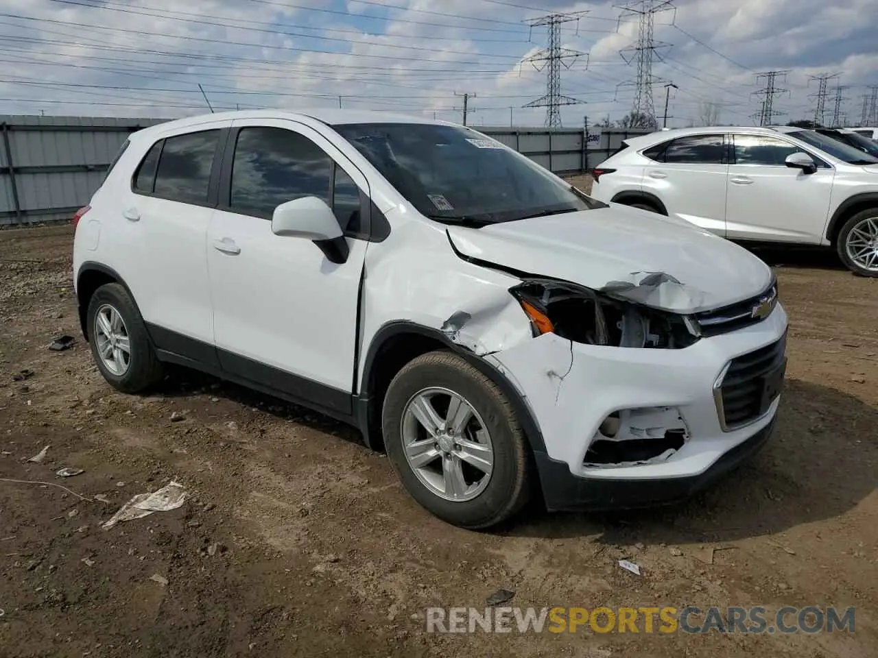 4 Фотография поврежденного автомобиля 3GNCJKSB2LL147410 CHEVROLET TRAX 2020