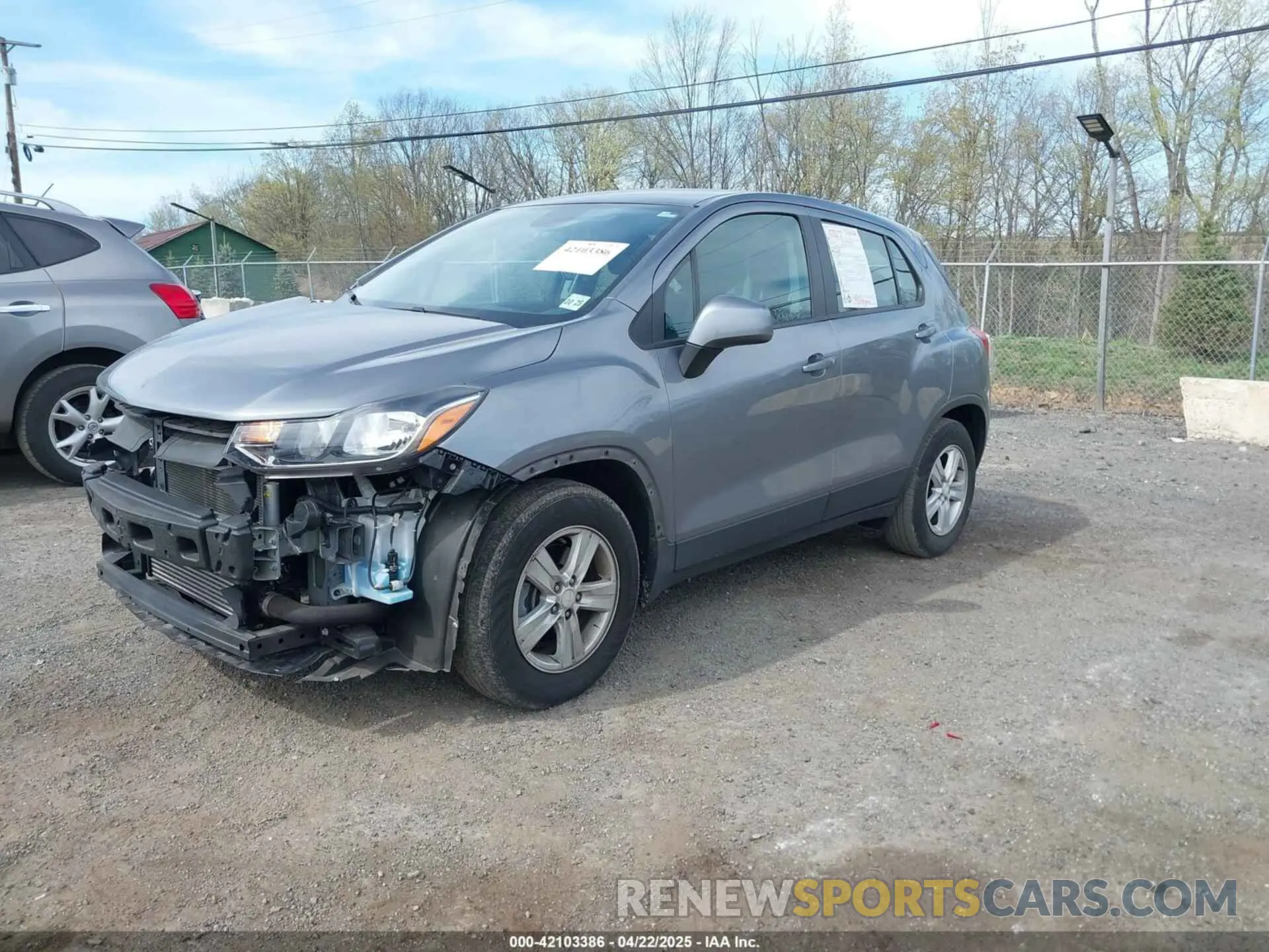 2 Фотография поврежденного автомобиля 3GNCJKSB2LL326823 CHEVROLET TRAX 2020
