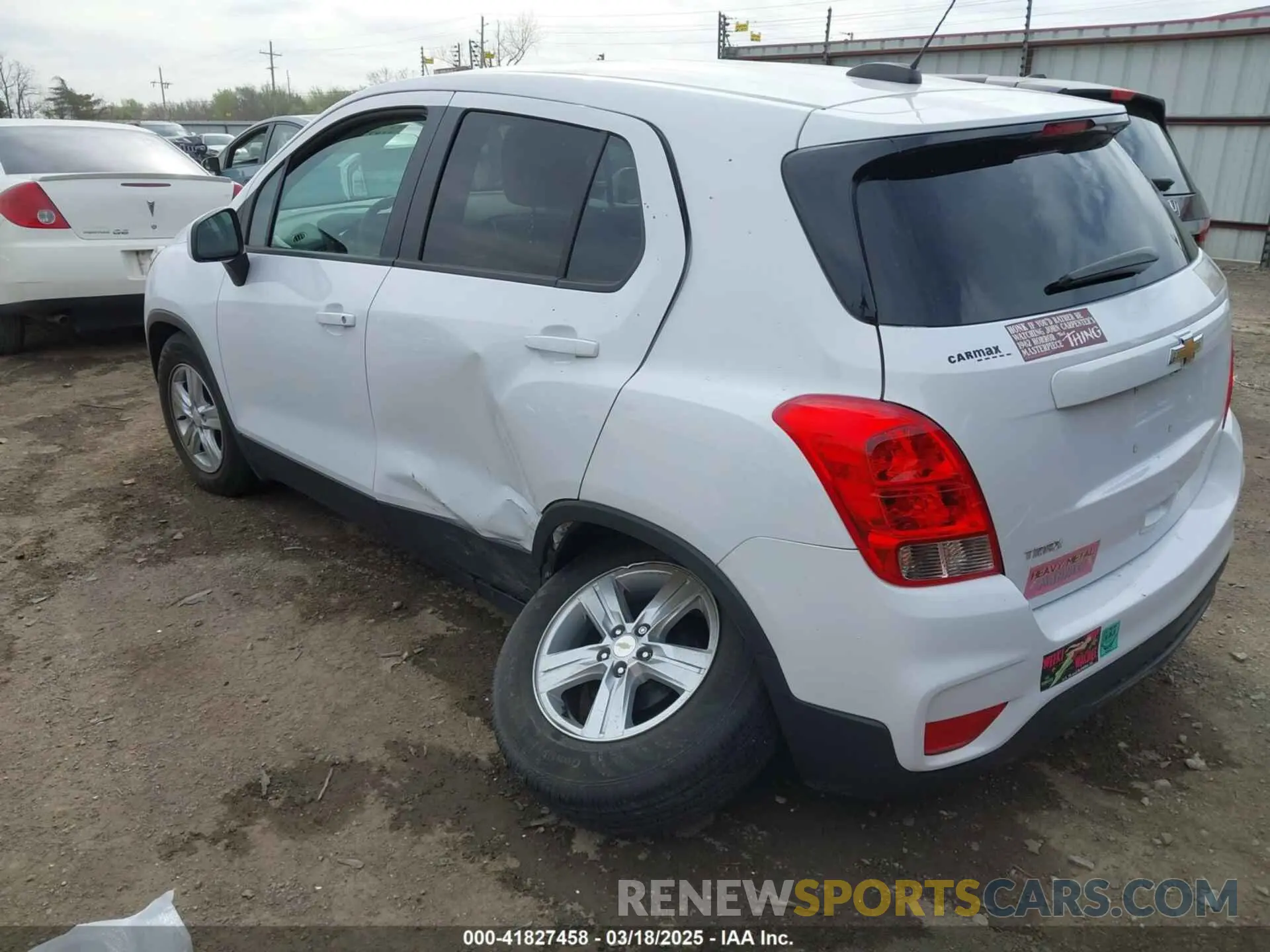 3 Photograph of a damaged car 3GNCJKSB3LL327950 CHEVROLET TRAX 2020