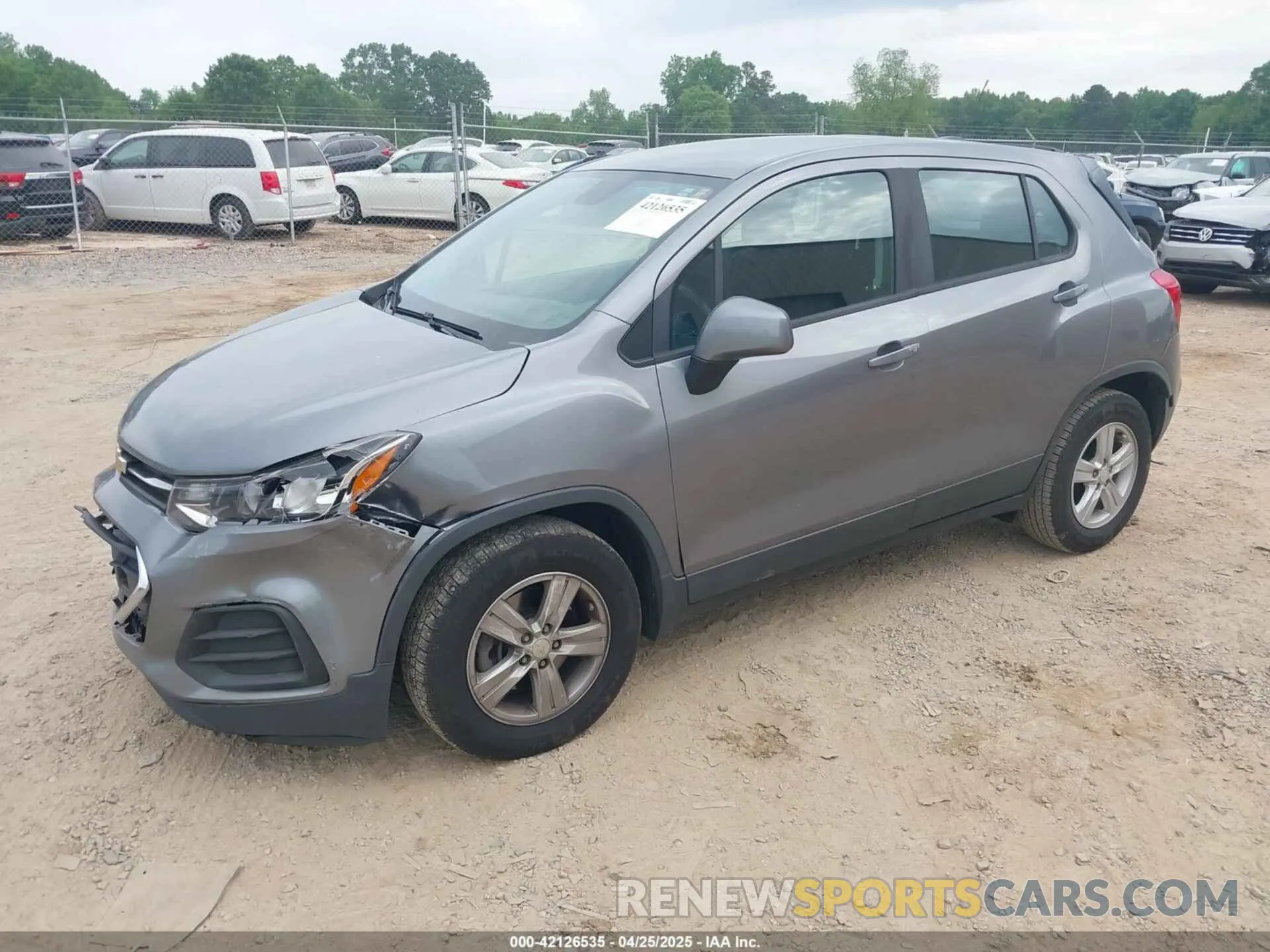 2 Фотография поврежденного автомобиля 3GNCJKSB4LL176651 CHEVROLET TRAX 2020