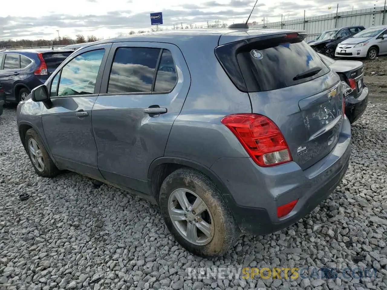 2 Photograph of a damaged car 3GNCJKSB8LL213281 CHEVROLET TRAX 2020
