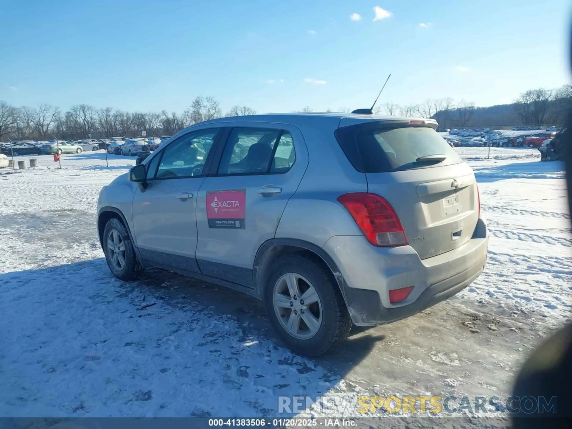 3 Photograph of a damaged car 3GNCJKSB9LL121922 CHEVROLET TRAX 2020