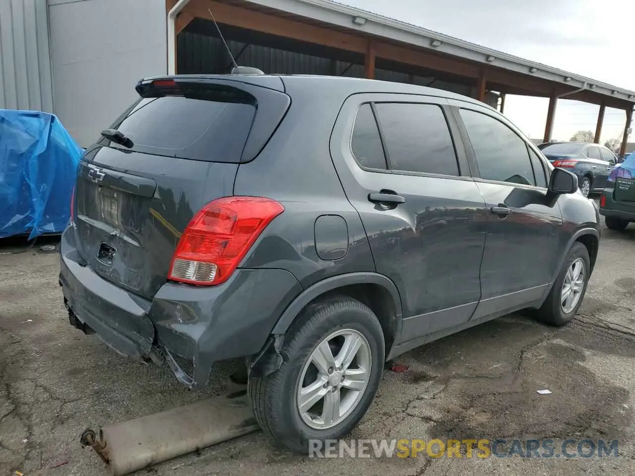 3 Photograph of a damaged car 3GNCJKSB9LL202936 CHEVROLET TRAX 2020