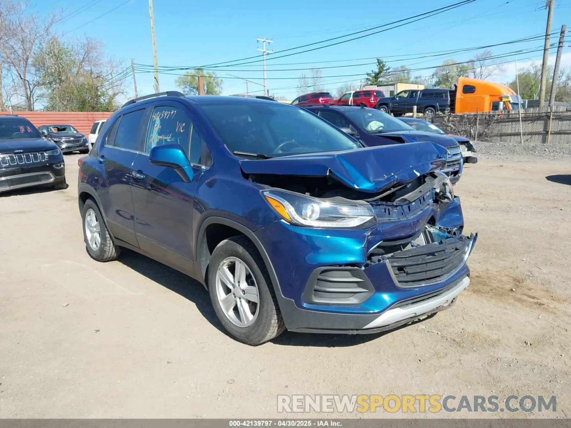 1 Фотография поврежденного автомобиля 3GNCJLSB0LL109700 CHEVROLET TRAX 2020