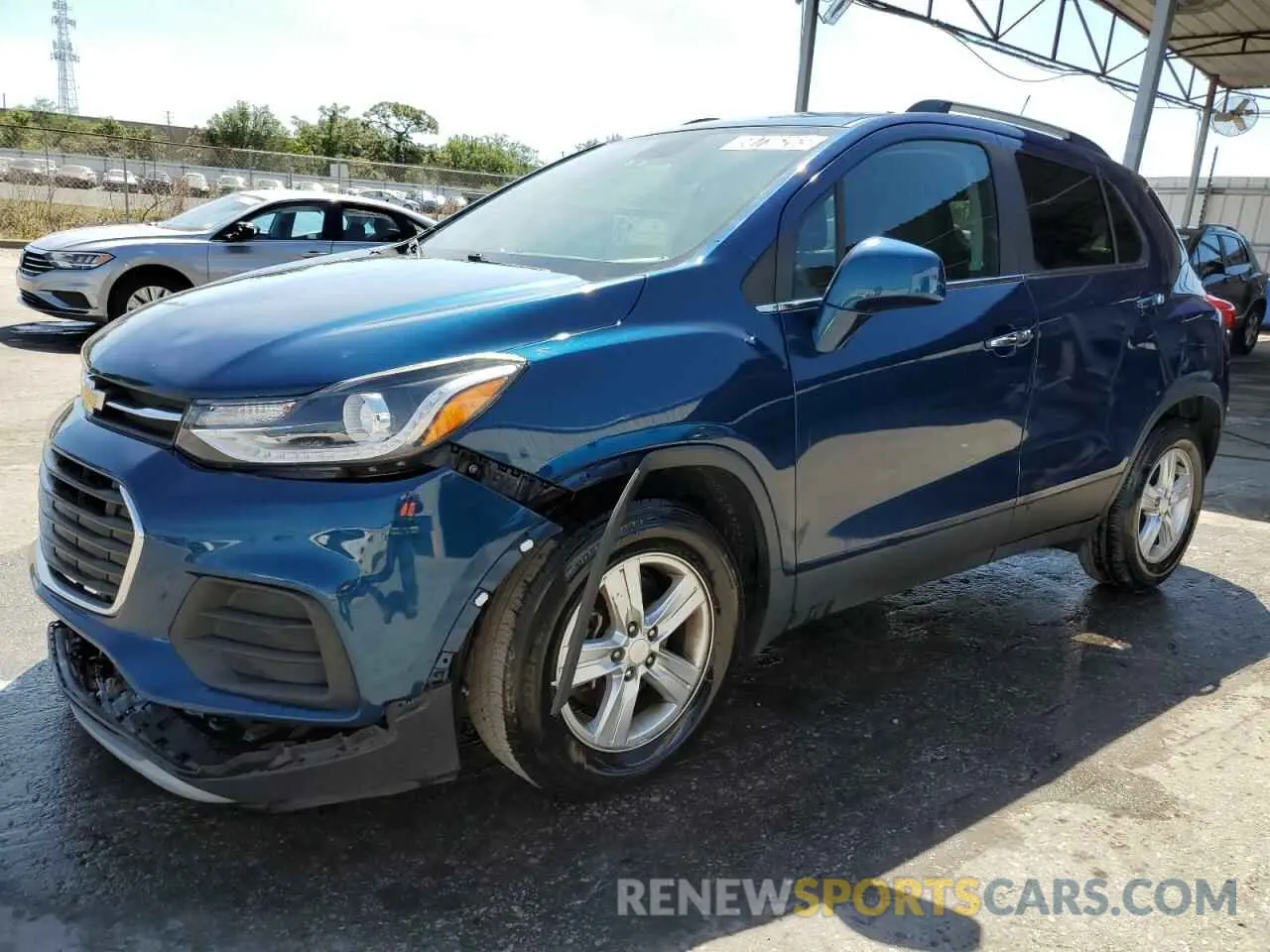 1 Photograph of a damaged car 3GNCJLSB1LL141376 CHEVROLET TRAX 2020