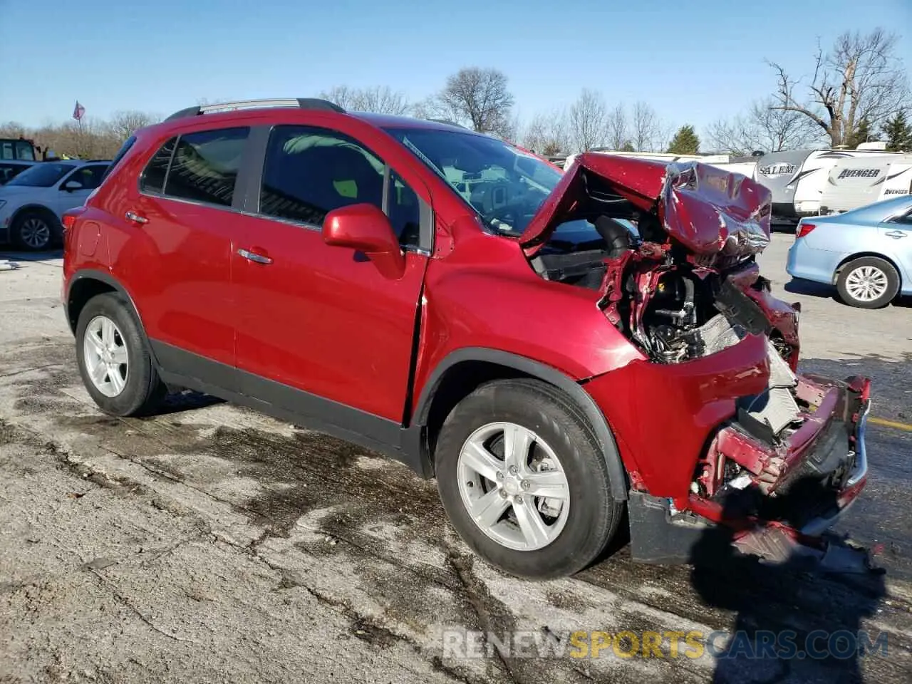 4 Фотография поврежденного автомобиля 3GNCJLSB2LL235816 CHEVROLET TRAX 2020
