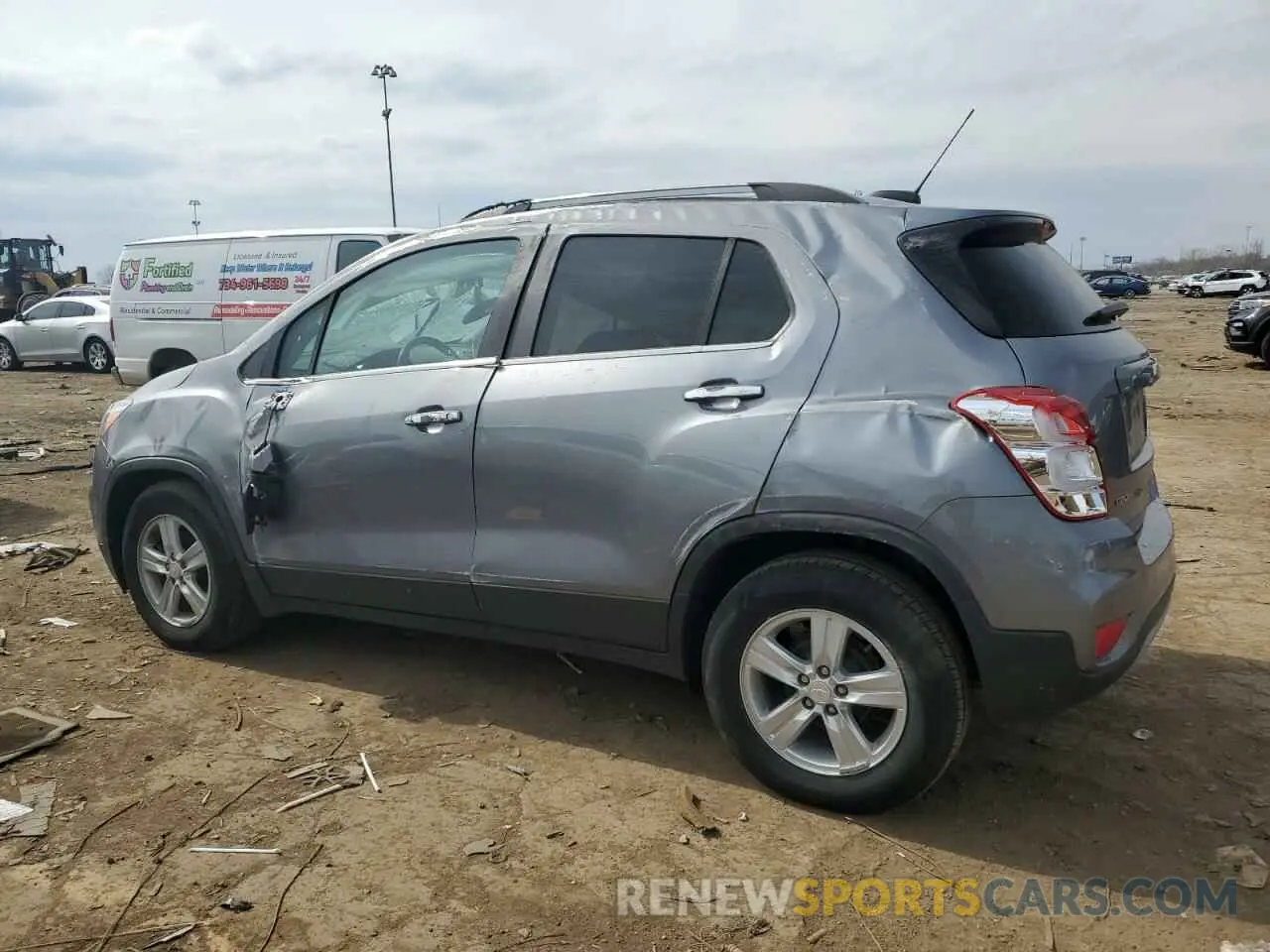 2 Photograph of a damaged car 3GNCJLSB4LL251497 CHEVROLET TRAX 2020
