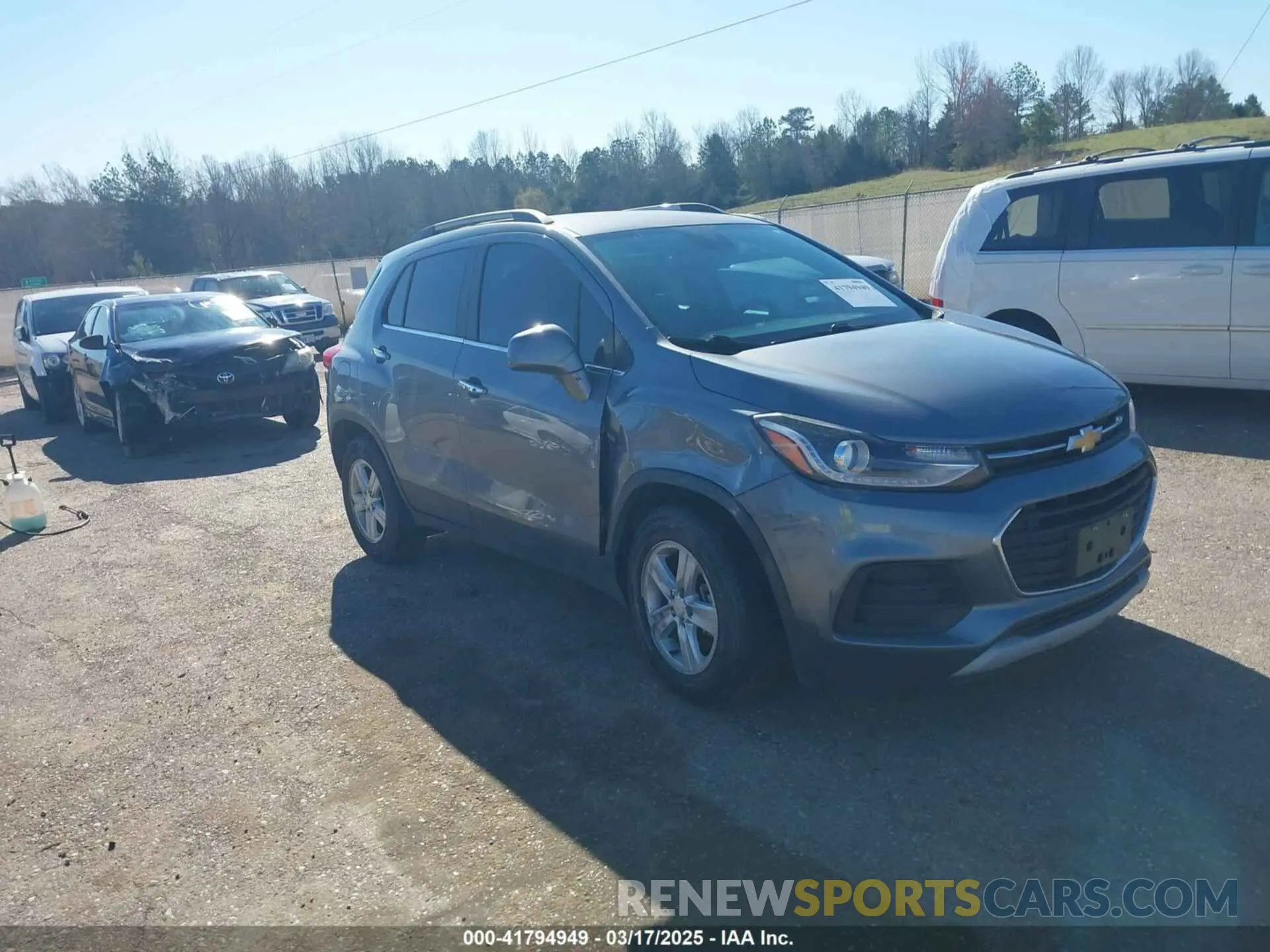 1 Photograph of a damaged car 3GNCJLSB7LL155086 CHEVROLET TRAX 2020