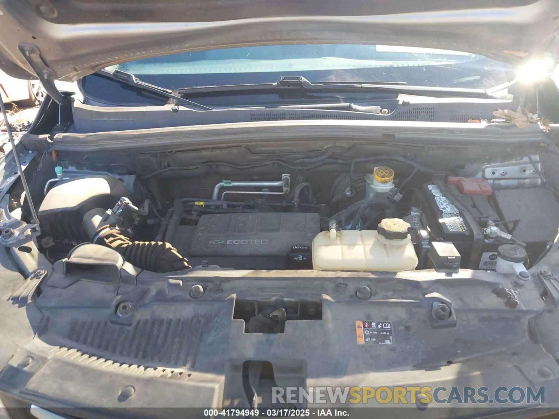 10 Photograph of a damaged car 3GNCJLSB7LL155086 CHEVROLET TRAX 2020